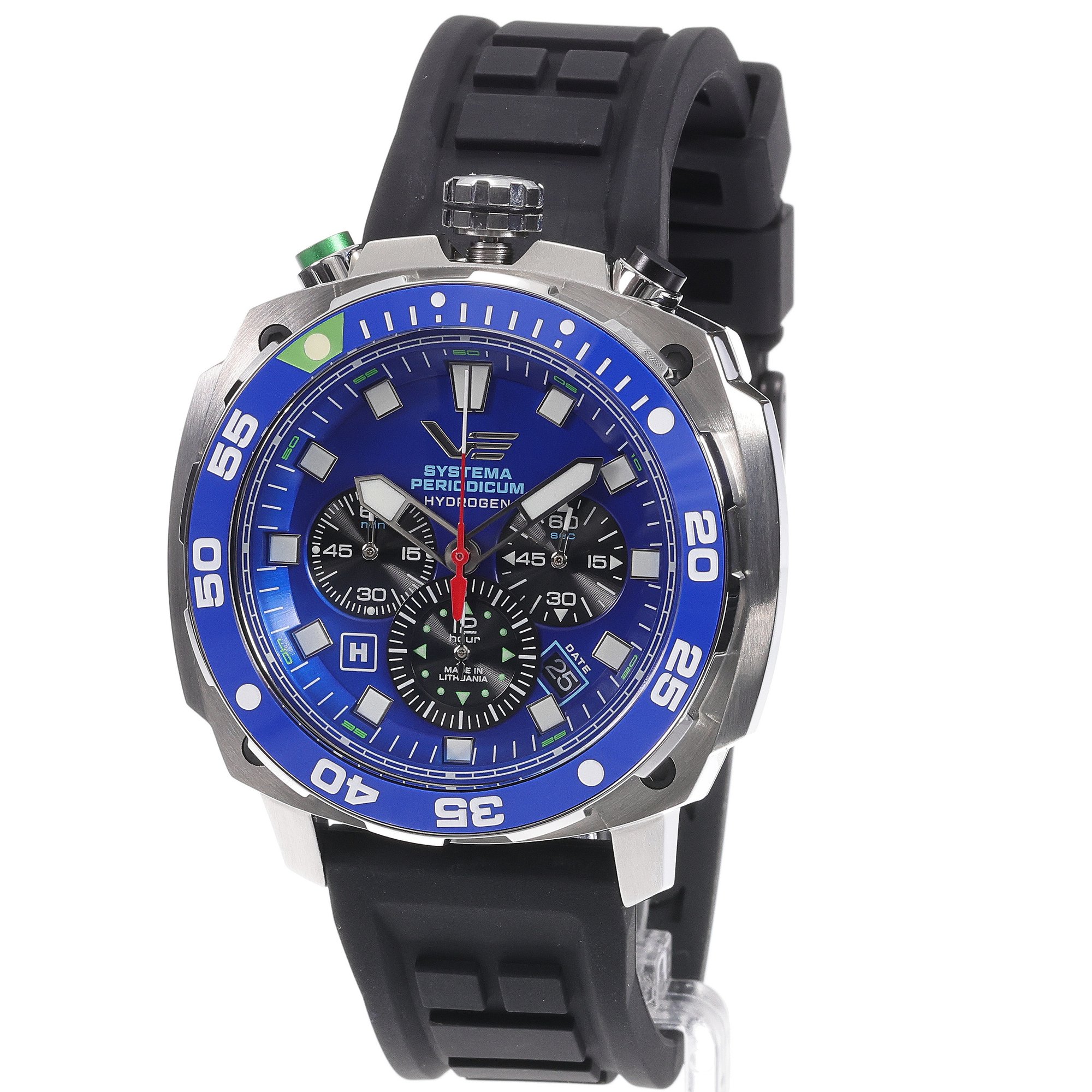 Vostok Europe VK67-650A720SB zegarek srebrny typudiver Systema Periodicum pasek - miniatura 2