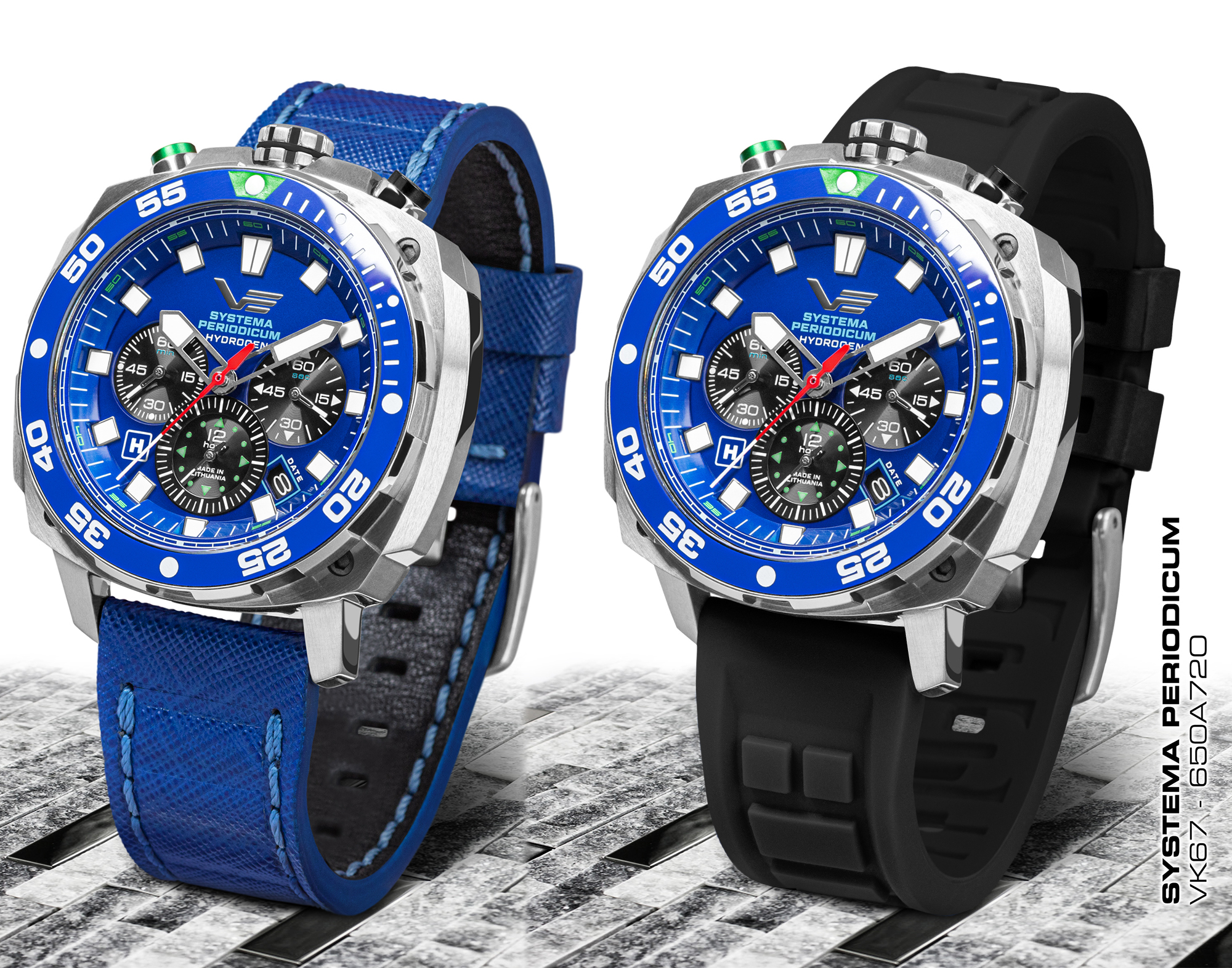Vostok Europe VK67-650A720SB zegarek Systema Periodicum - miniatura 6