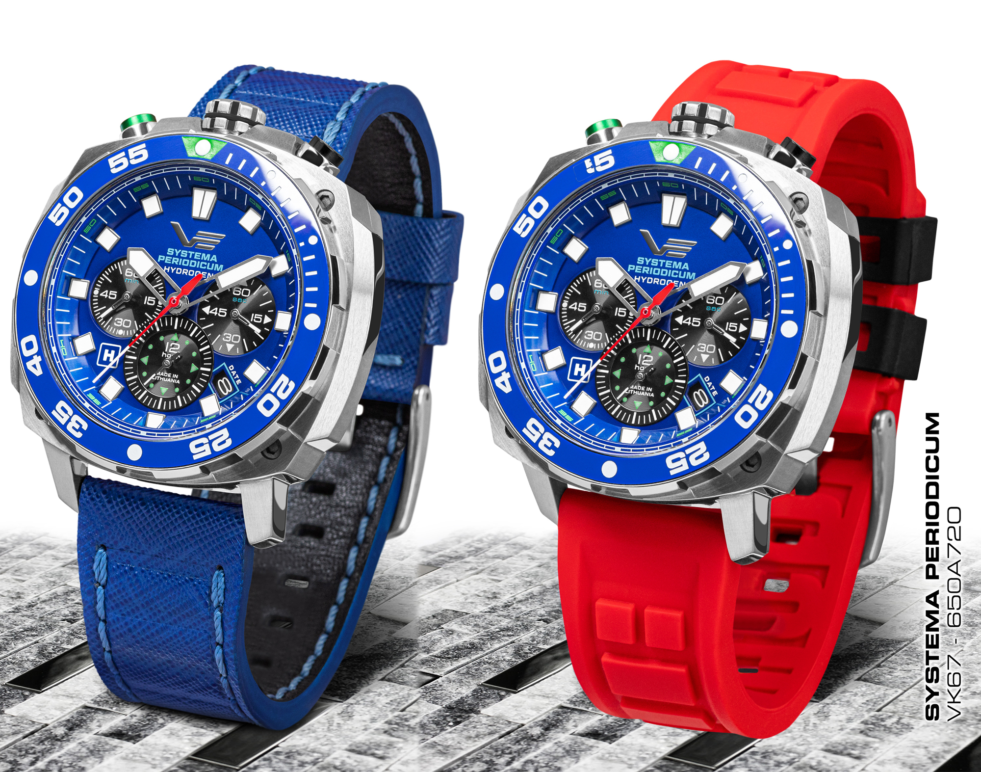 Vostok Europe VK67-650A720SR zegarek Systema Periodicum - miniatura 6