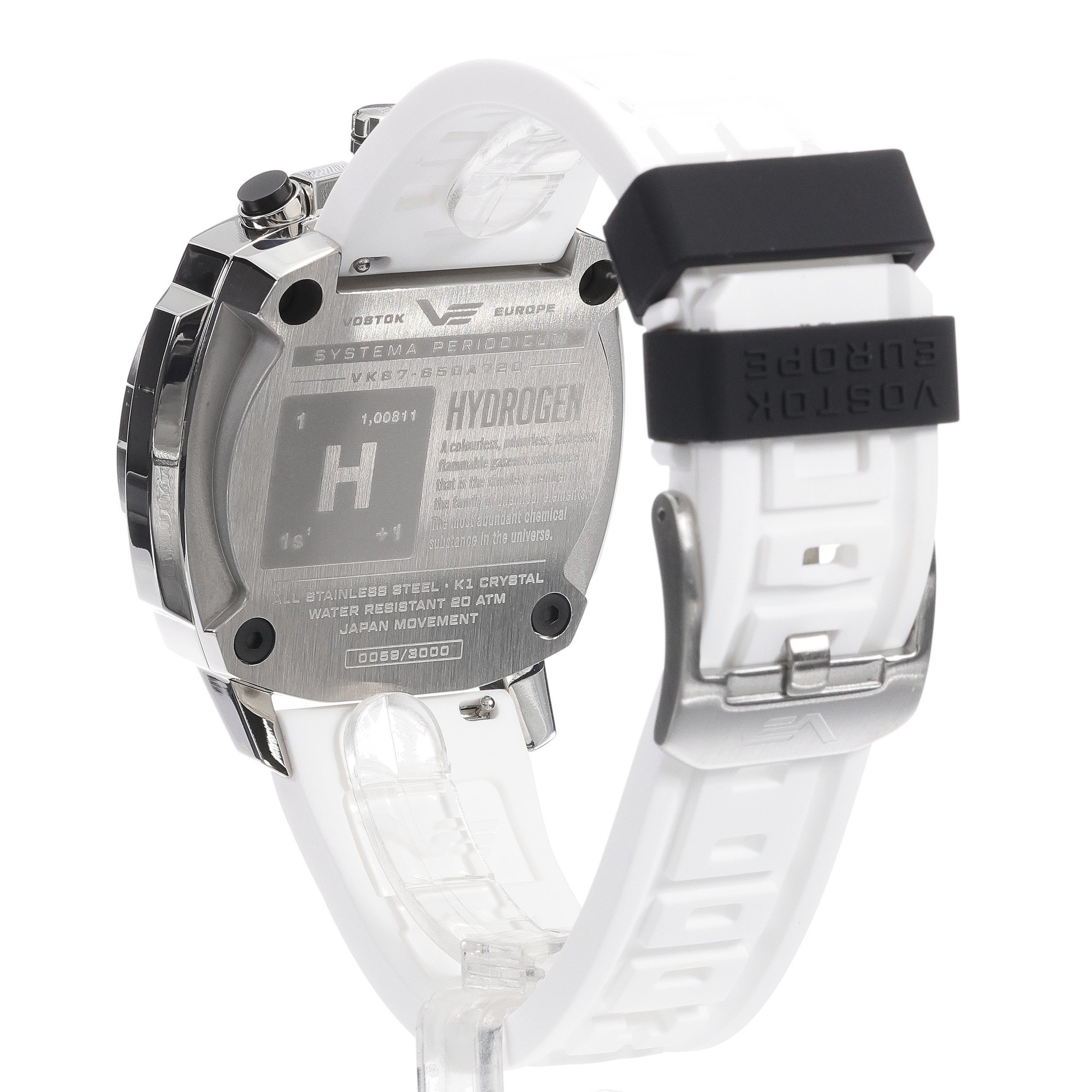 Vostok Europe VK67-650A720SW zegarek męski Systema Periodicum srebrny - miniatura 4