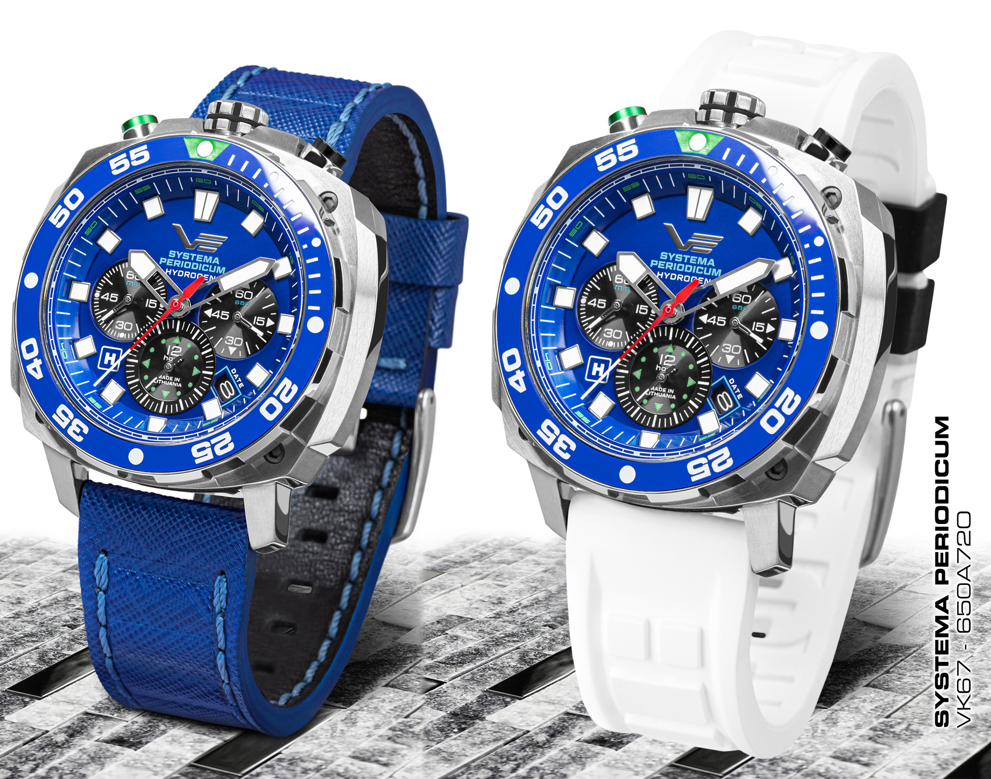 Vostok Europe VK67-650A720SW zegarek Systema Periodicum - miniatura 6