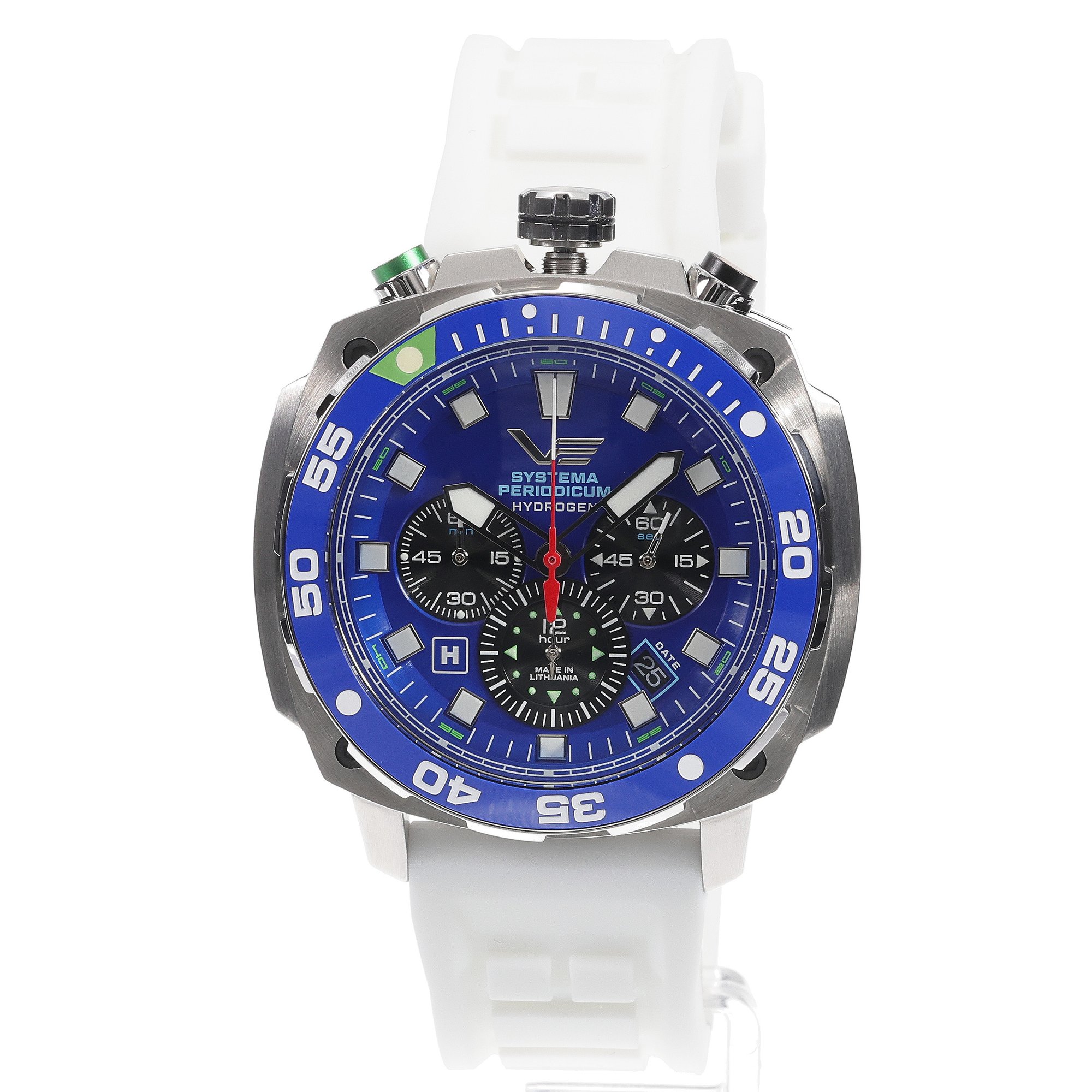 Vostok Europe VK67-650A720SWL zegarek srebrny typudiver Systema Periodicum pasek - miniatura 2