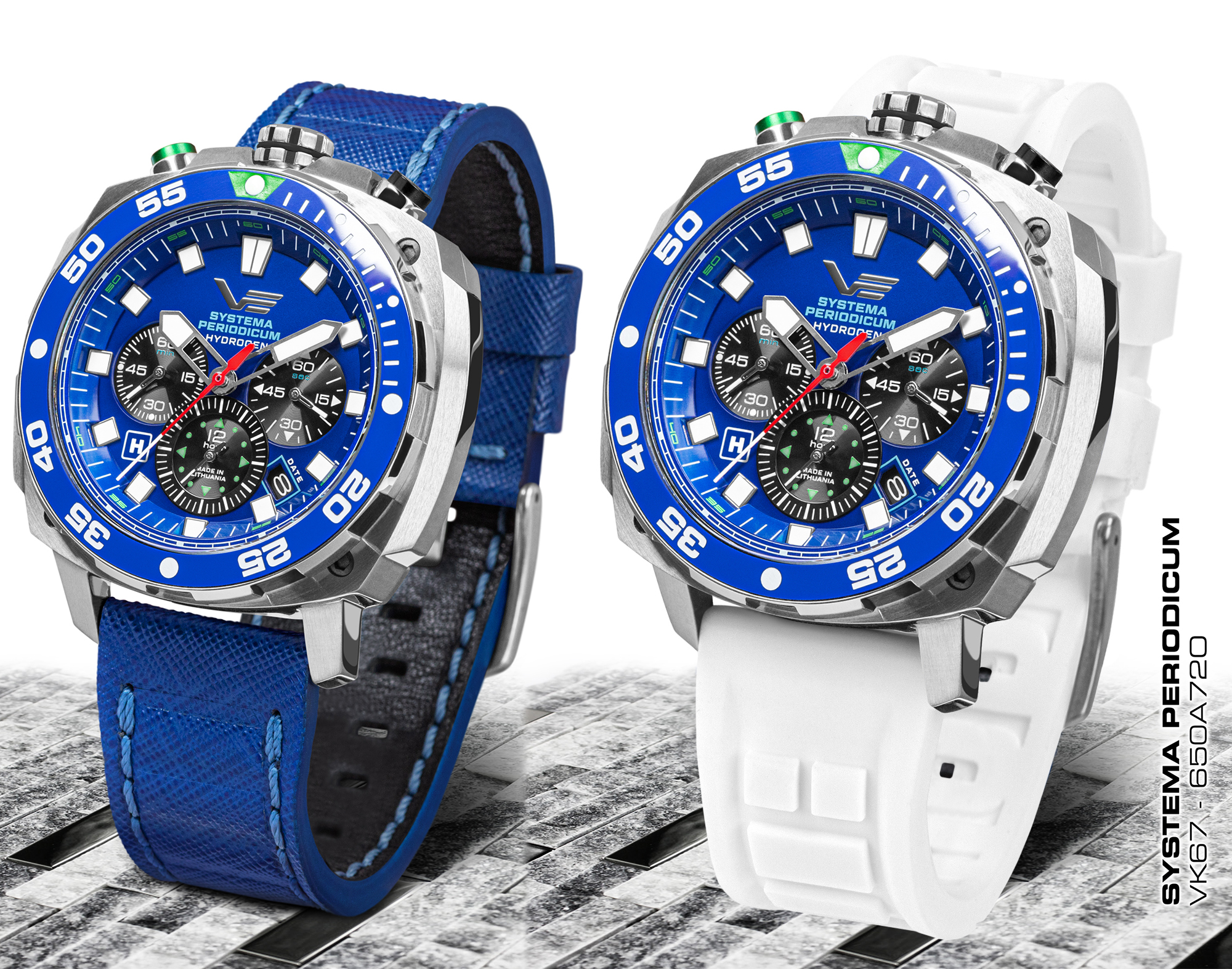 Vostok Europe VK67-650A720SWL zegarek Systema Periodicum - miniatura 6