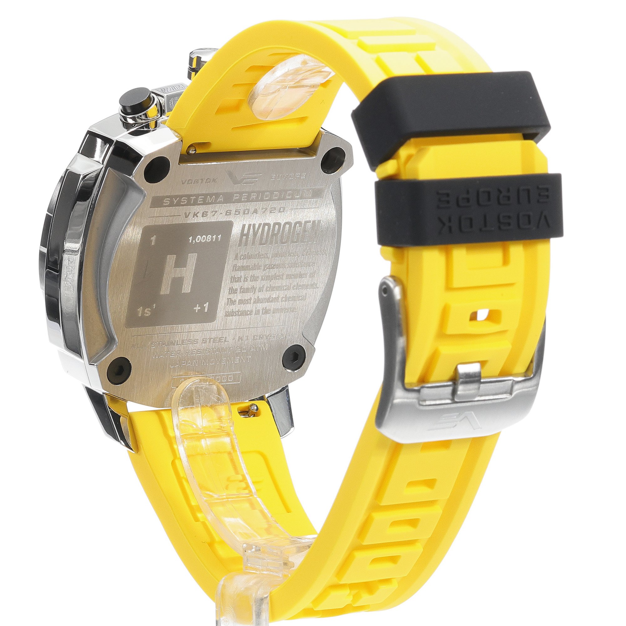 Vostok Europe VK67-650A720SY Systema Periodicum Hydrogen zegarek typudiver Systema Periodicum - miniatura 4