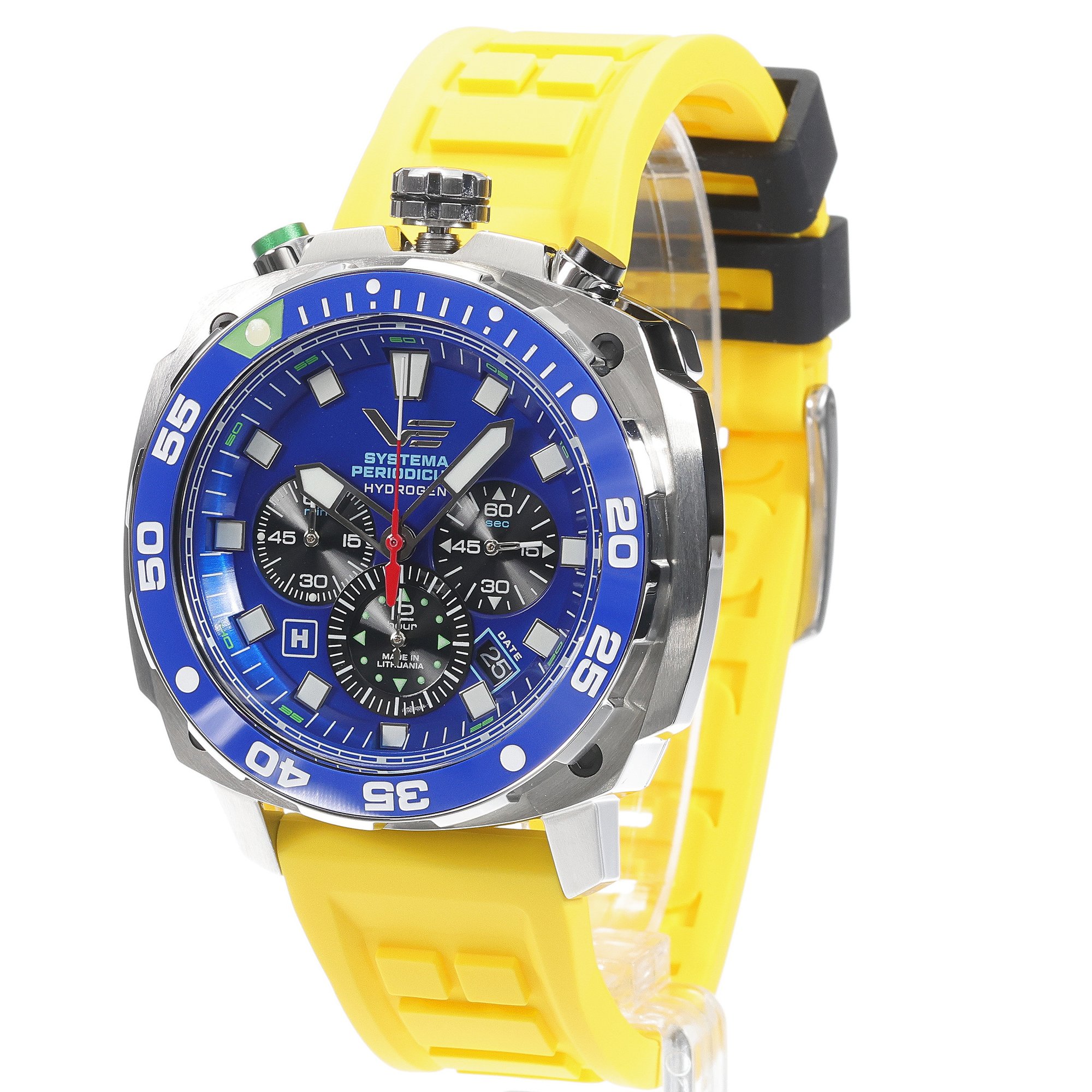Vostok Europe VK67-650A720SY zegarek srebrny typudiver Systema Periodicum pasek - miniatura 2