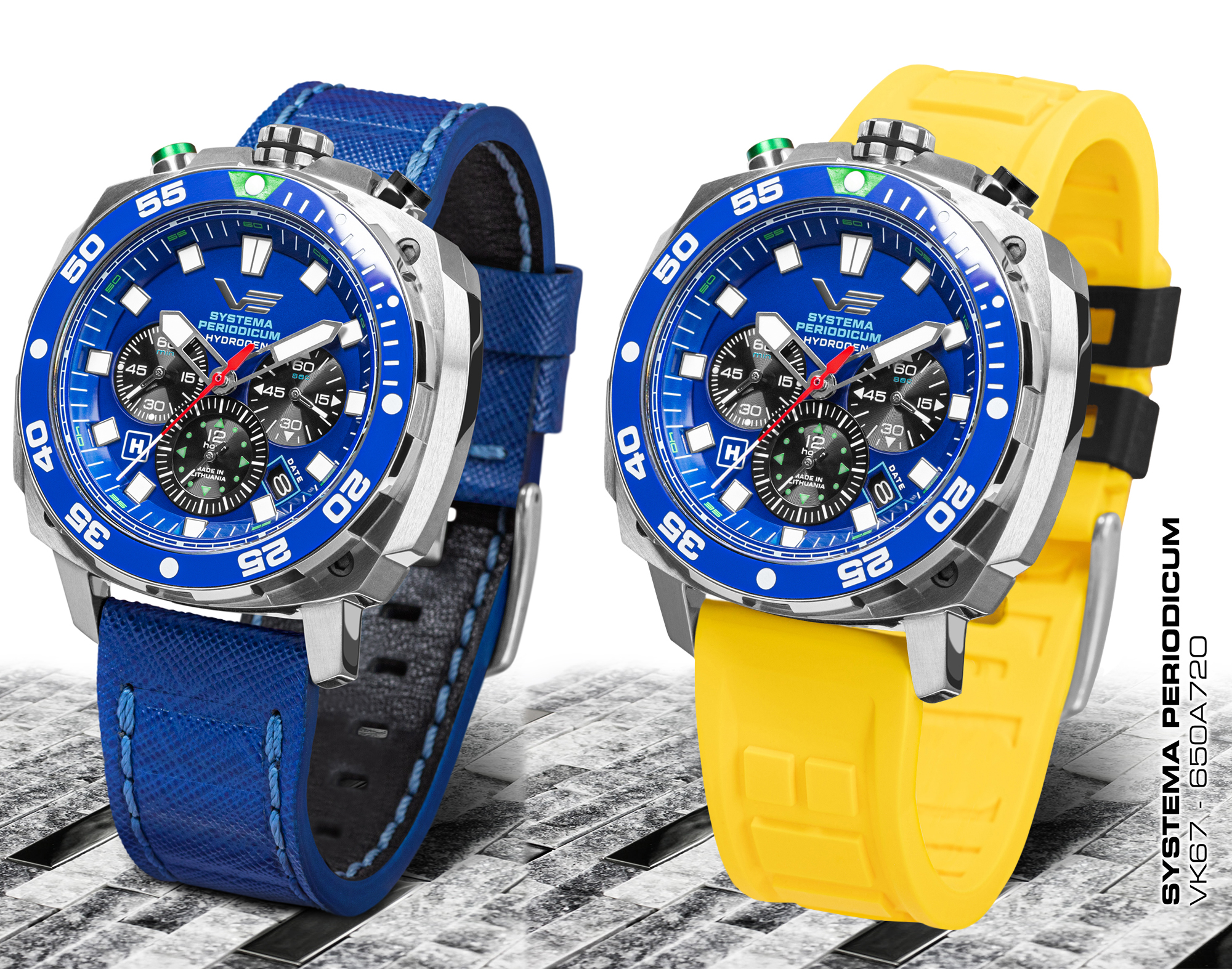 Vostok Europe VK67-650A720SY zegarek Systema Periodicum - miniatura 6