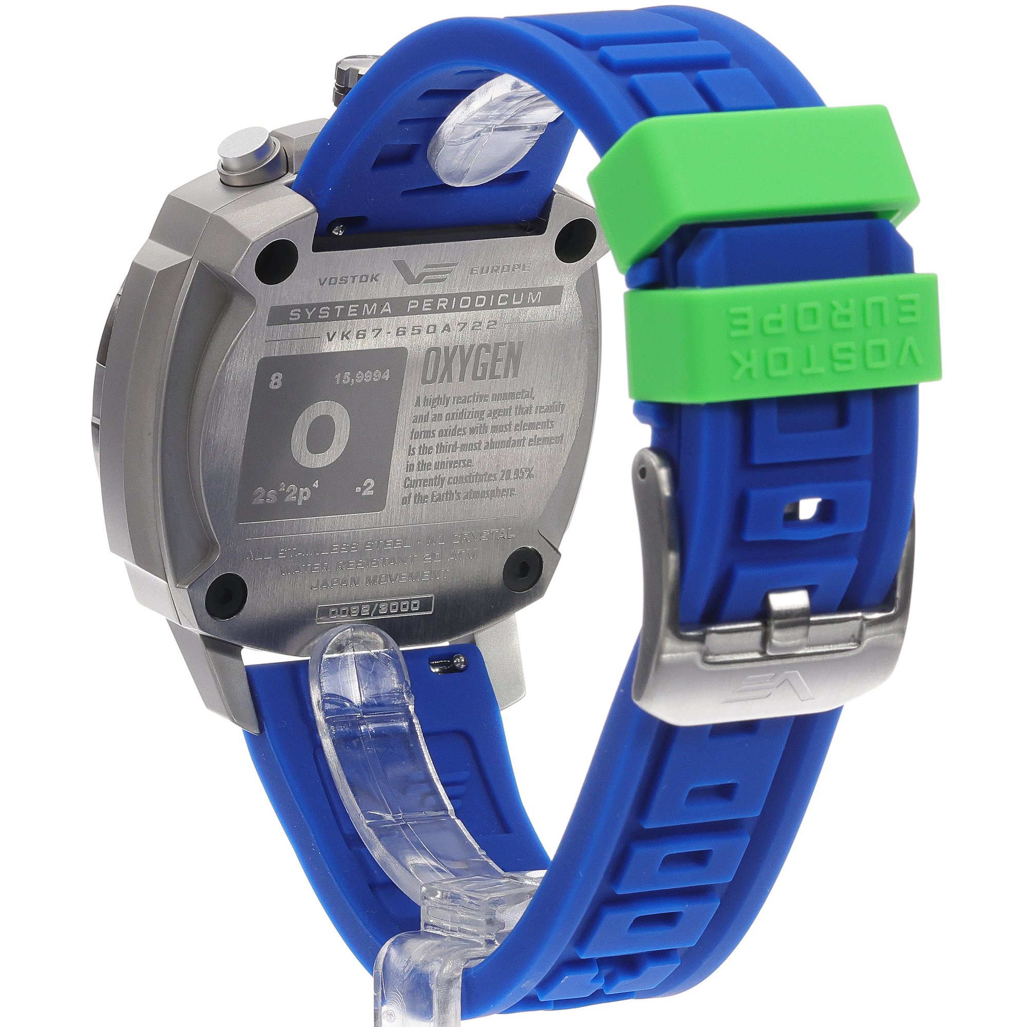 Vostok Europe VK67-650A722SBL Systema Periodicum Oxygen zegarek typudiver Systema Periodicum - miniatura 4