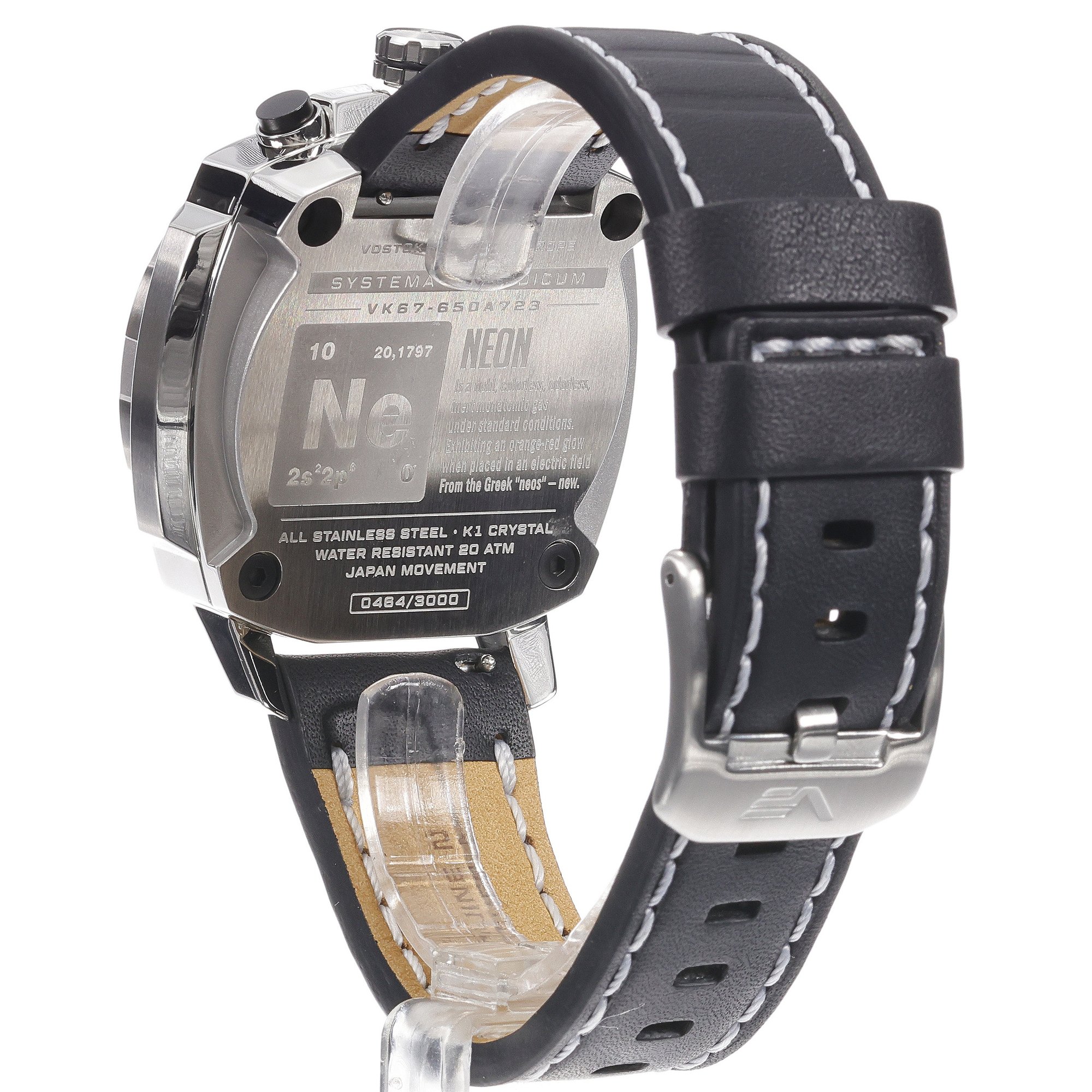 Vostok Europe VK67-650A723LB Systema Periodicum Neon zegarek typudiver Systema Periodicum - miniatura 4