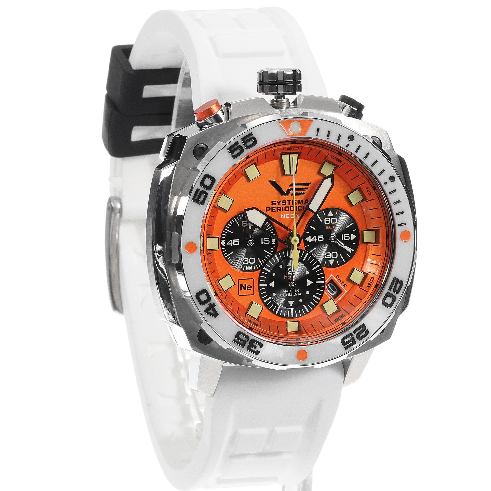 Vostok Europe VK67-650A723S zegarek męski Systema Periodicum srebrny - miniatura 3