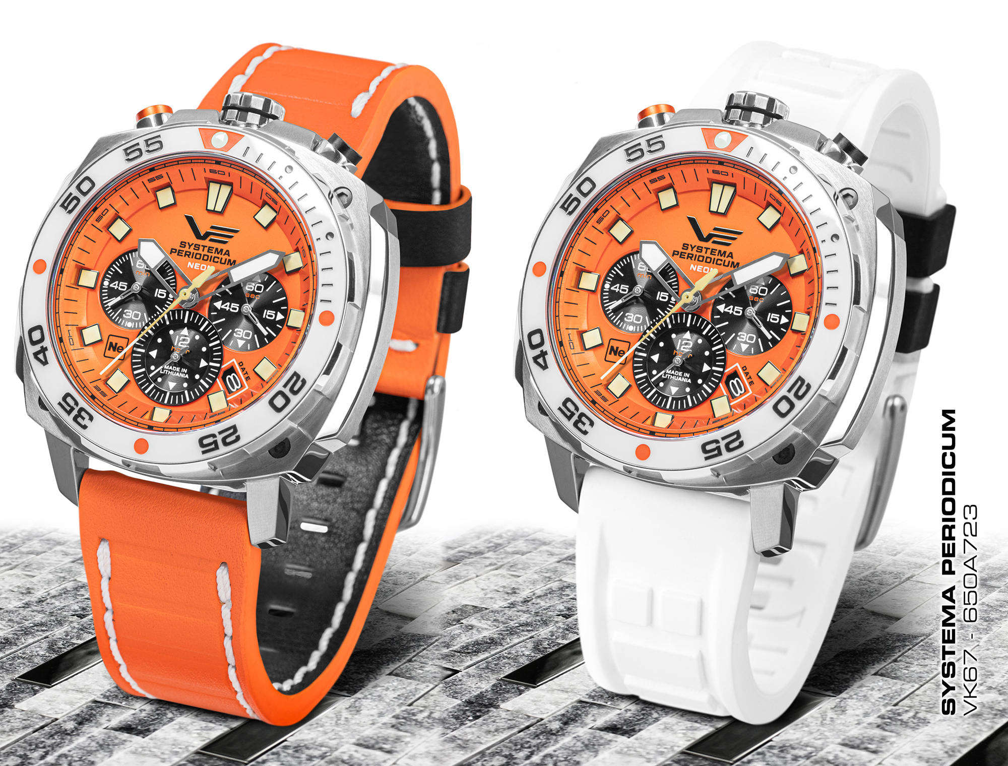 Vostok Europe VK67-650A723S zegarek Systema Periodicum - miniatura 6