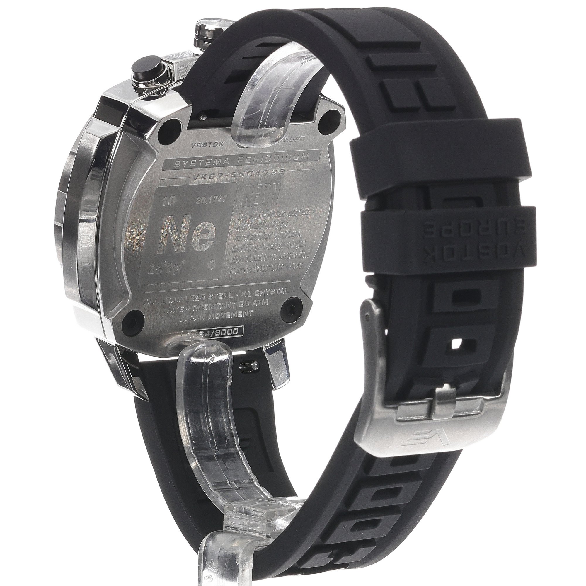 Vostok Europe VK67-650A723SB Systema Periodicum Neon zegarek typudiver Systema Periodicum - miniatura 4