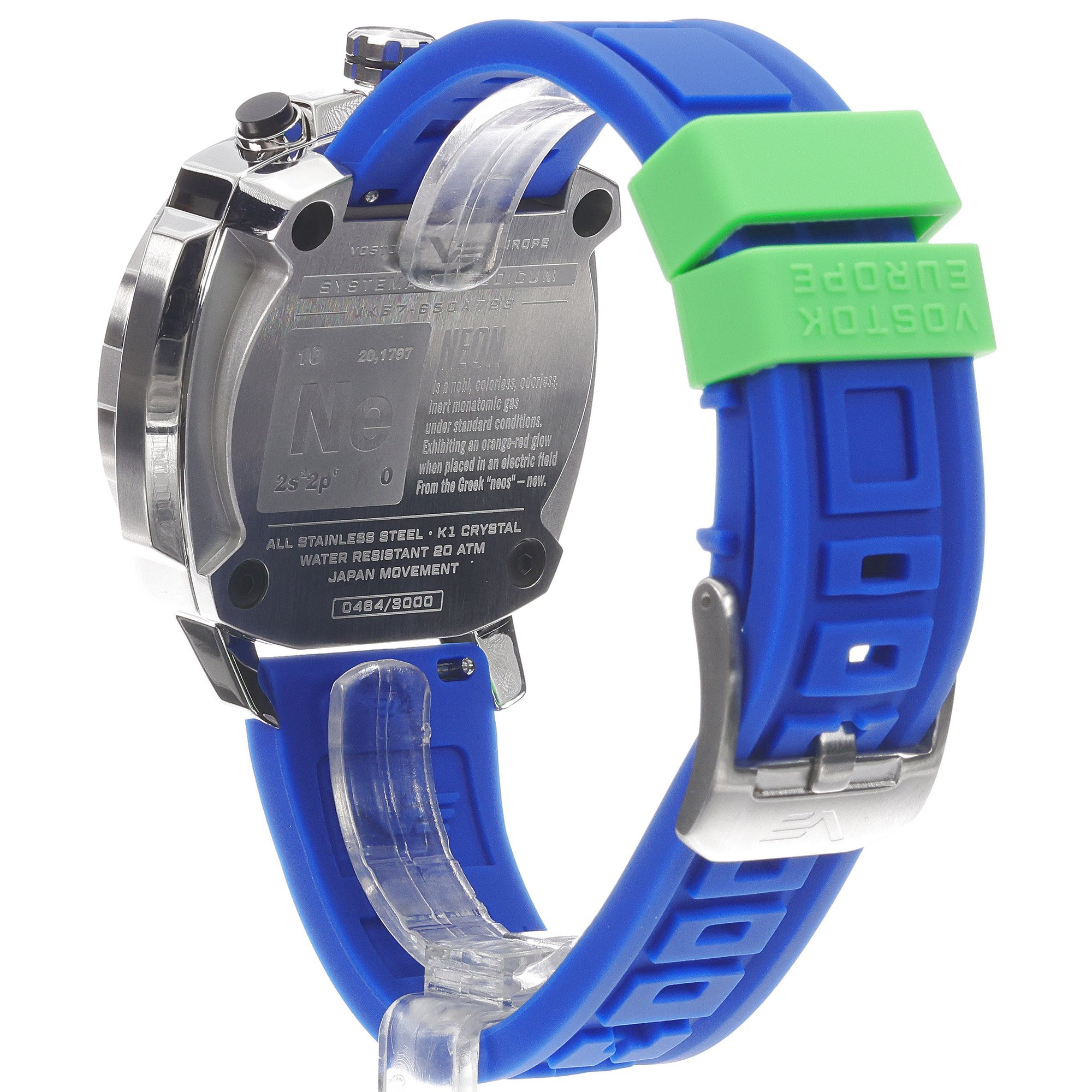Vostok Europe VK67-650A723SBL Systema Periodicum Neon zegarek typudiver Systema Periodicum - miniatura 4