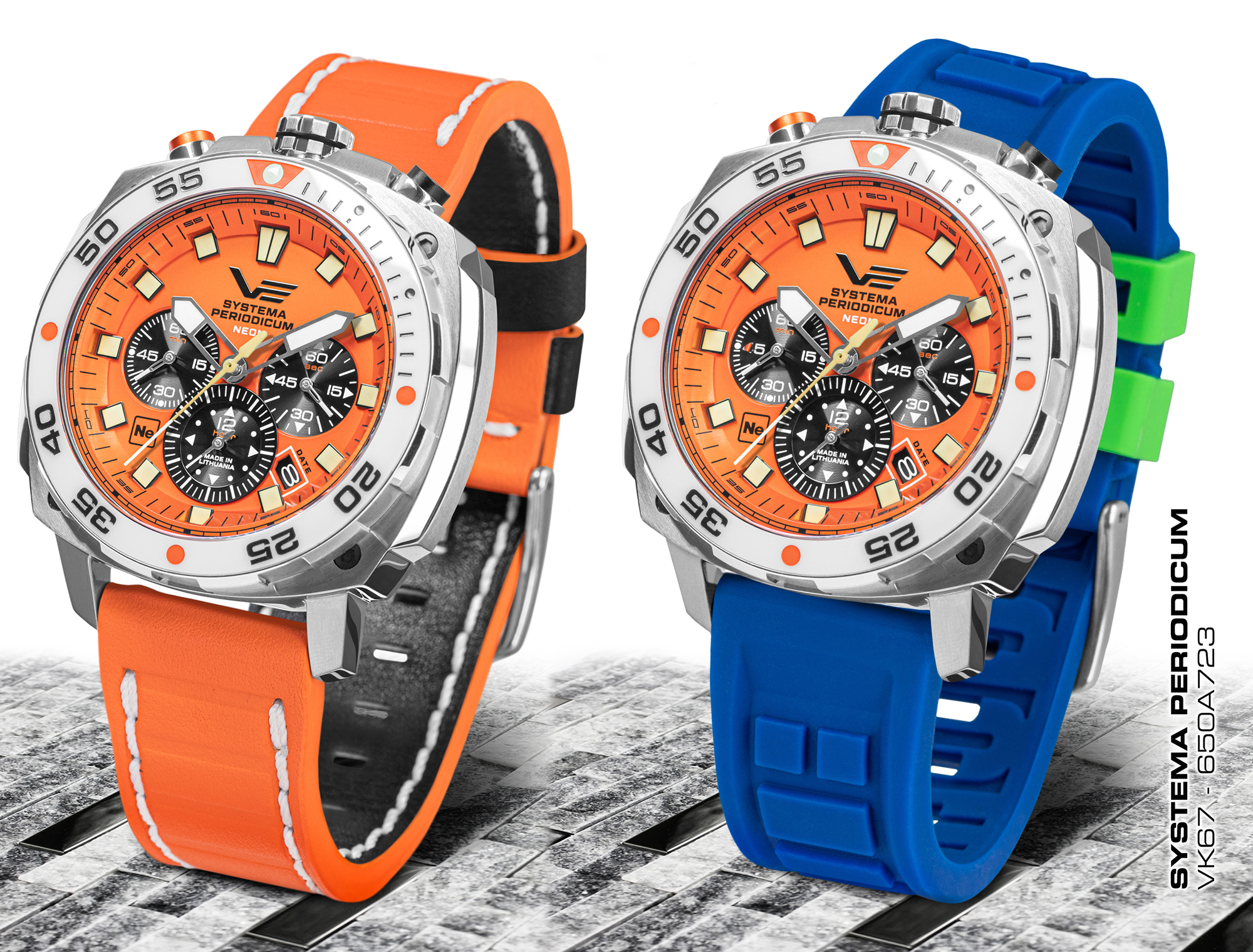 Vostok Europe VK67-650A723SBL zegarek Systema Periodicum - miniatura 6