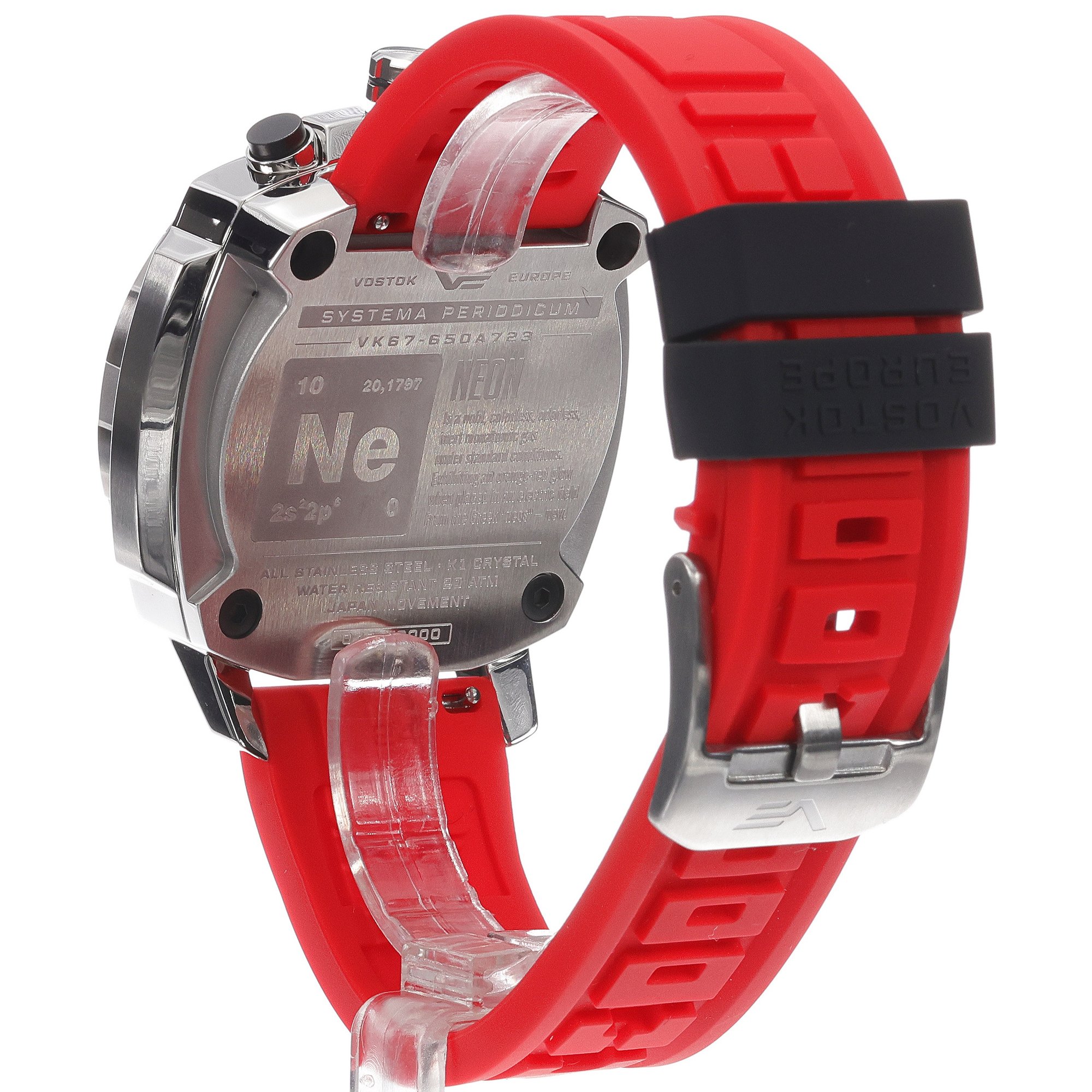 Vostok Europe VK67-650A723SR Systema Periodicum Neon zegarek typudiver Systema Periodicum - miniatura 4
