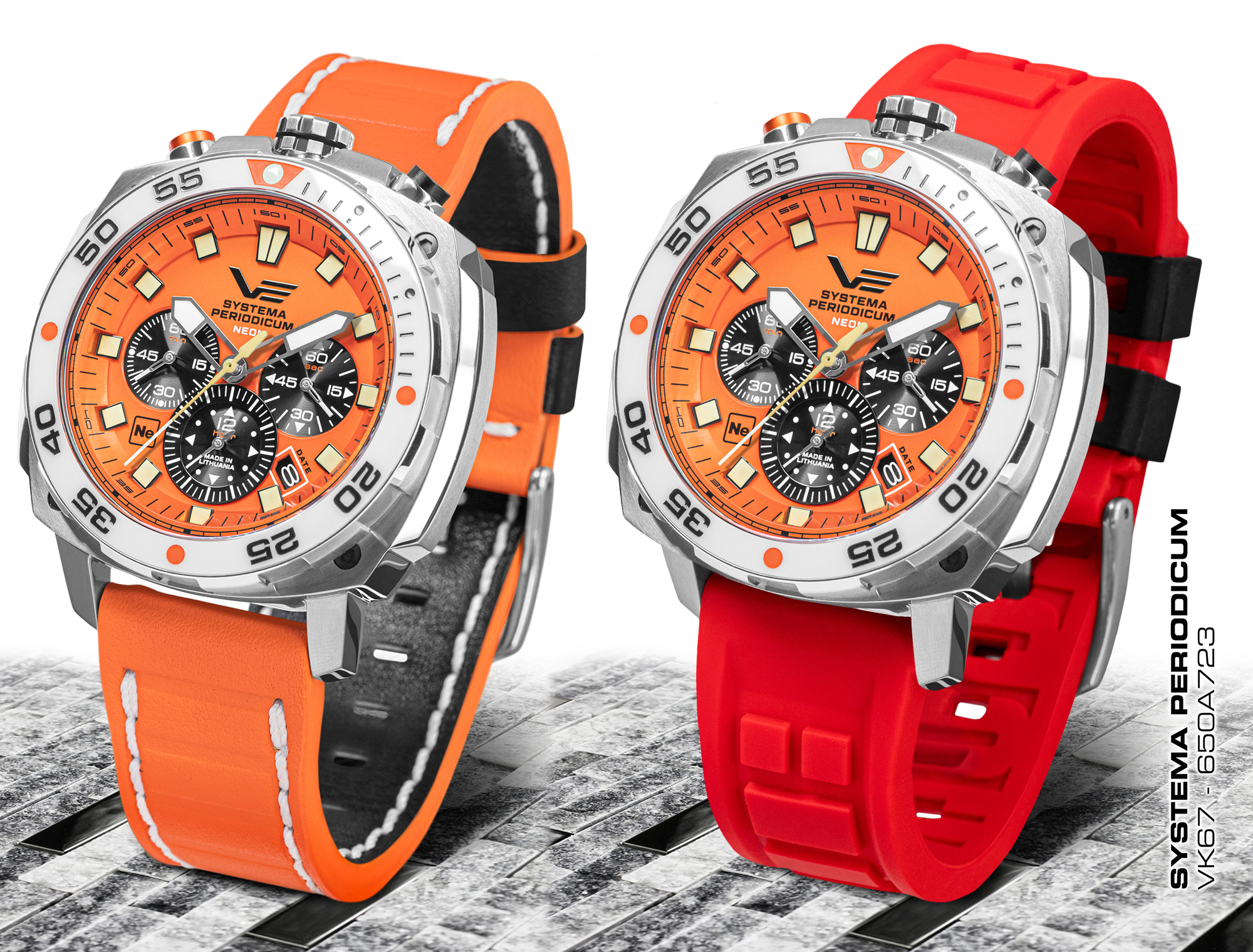 Vostok Europe VK67-650A723SR zegarek Systema Periodicum - miniatura 6