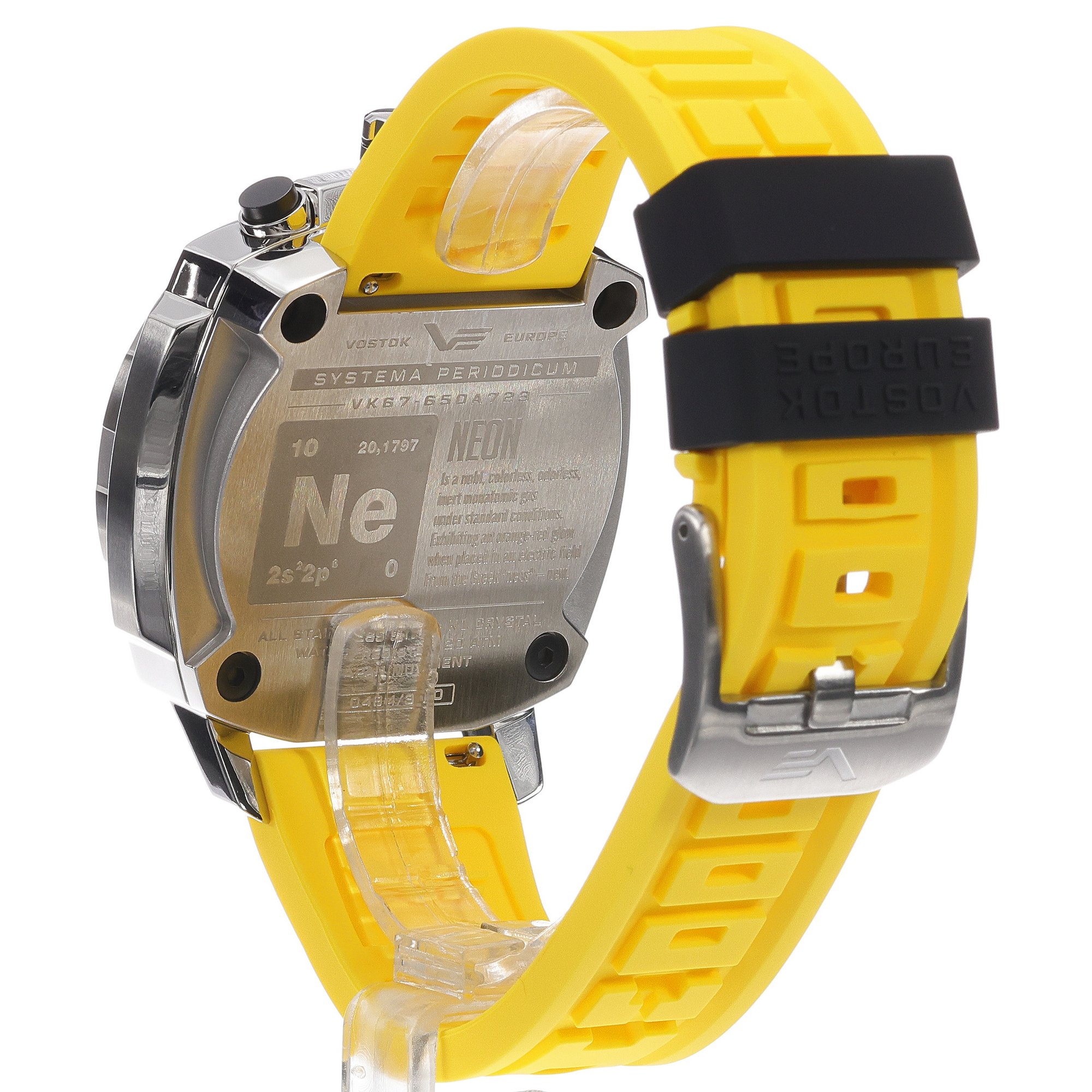 Vostok Europe VK67-650A723SY Systema Periodicum Neon zegarek typudiver Systema Periodicum - miniatura 4