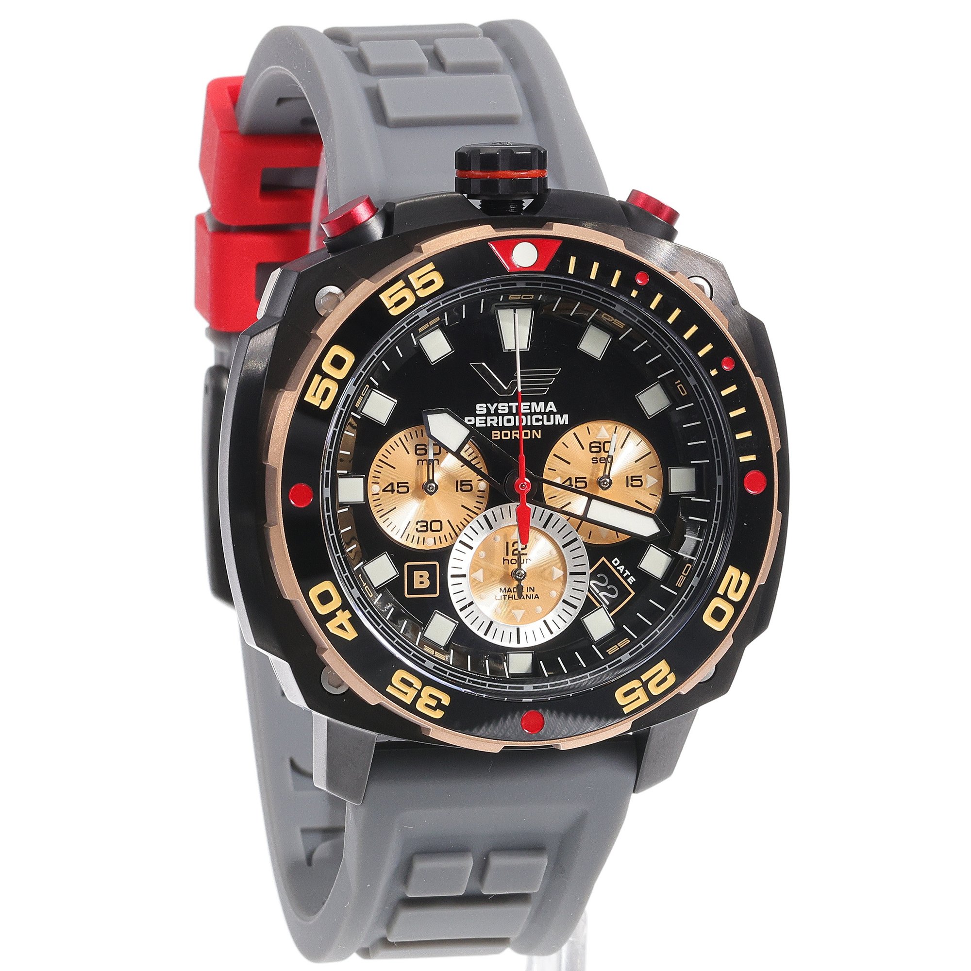 Vostok Europe VK67-650E721S zegarek europejskie Systema Periodicum