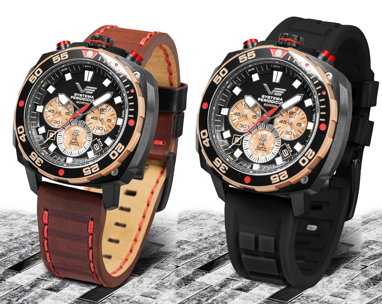 Vostok Europe VK67-650E721SB zegarek Systema Periodicum - miniatura 6