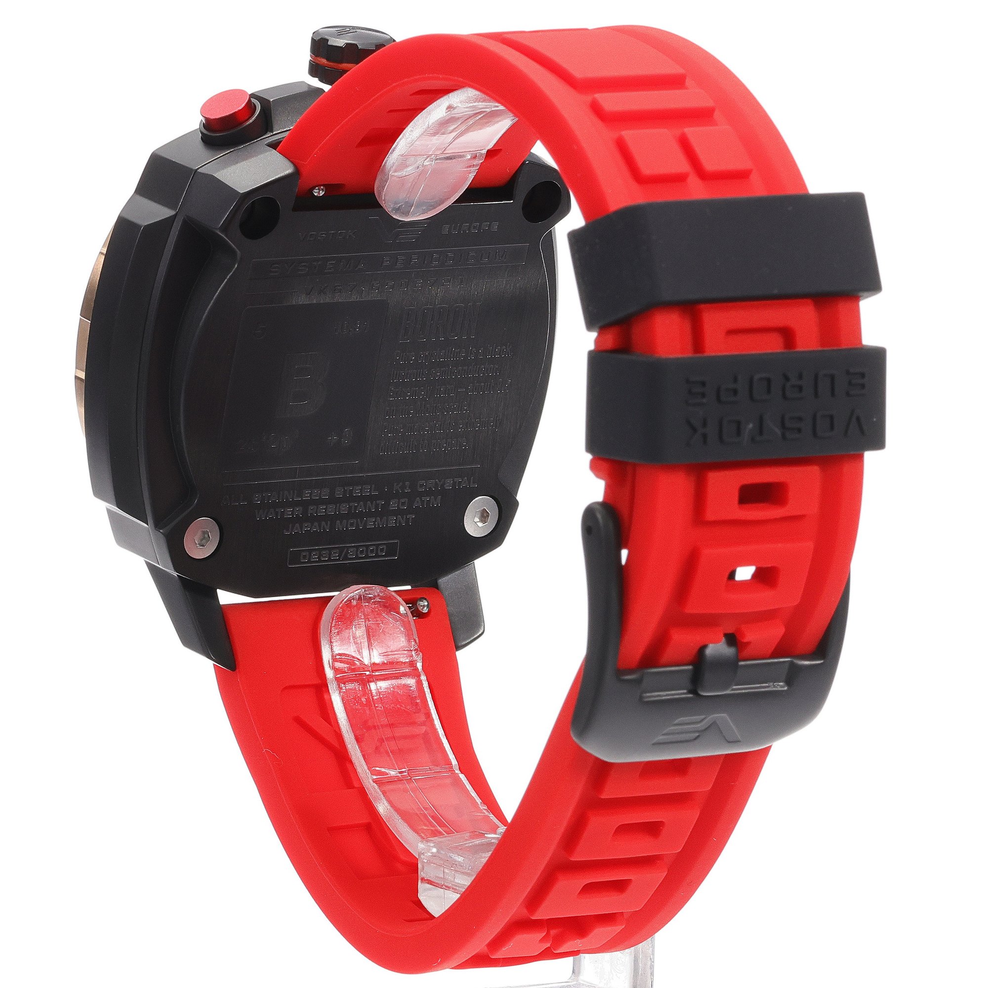 Vostok Europe VK67-650E721SR Systema Periodicum Boron zegarek typudiver Systema Periodicum - miniatura 4