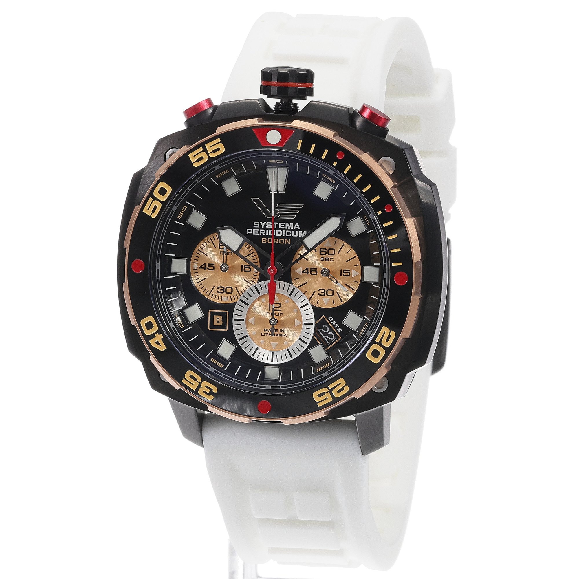 Vostok Europe VK67-650E721SWL zegarek czarny typudiver Systema Periodicum pasek - miniatura 2
