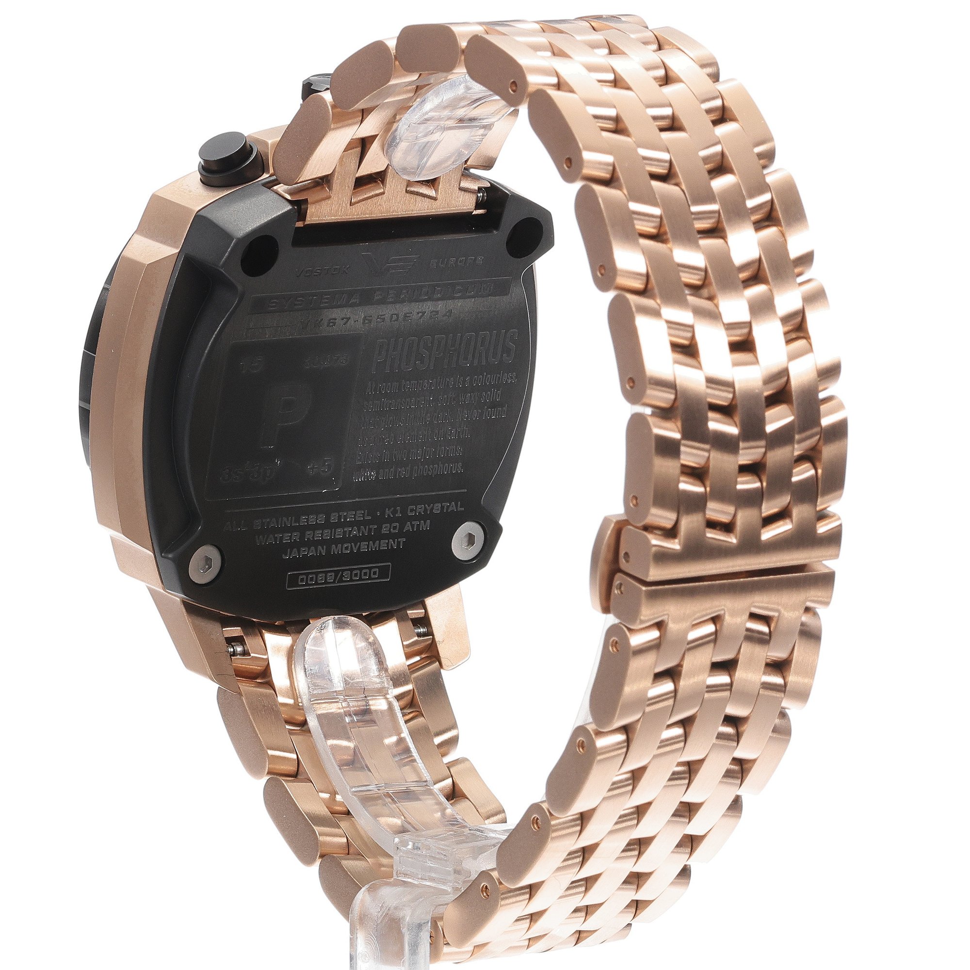 Vostok Europe VK67-650E724B Systema Periodicum Phosphorus zegarek typudiver Systema Periodicum - miniatura 4