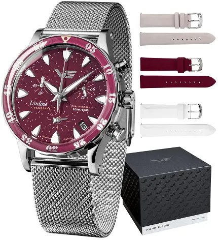 Vostok Europe VK68-515A774B Undine Undine Cranberry