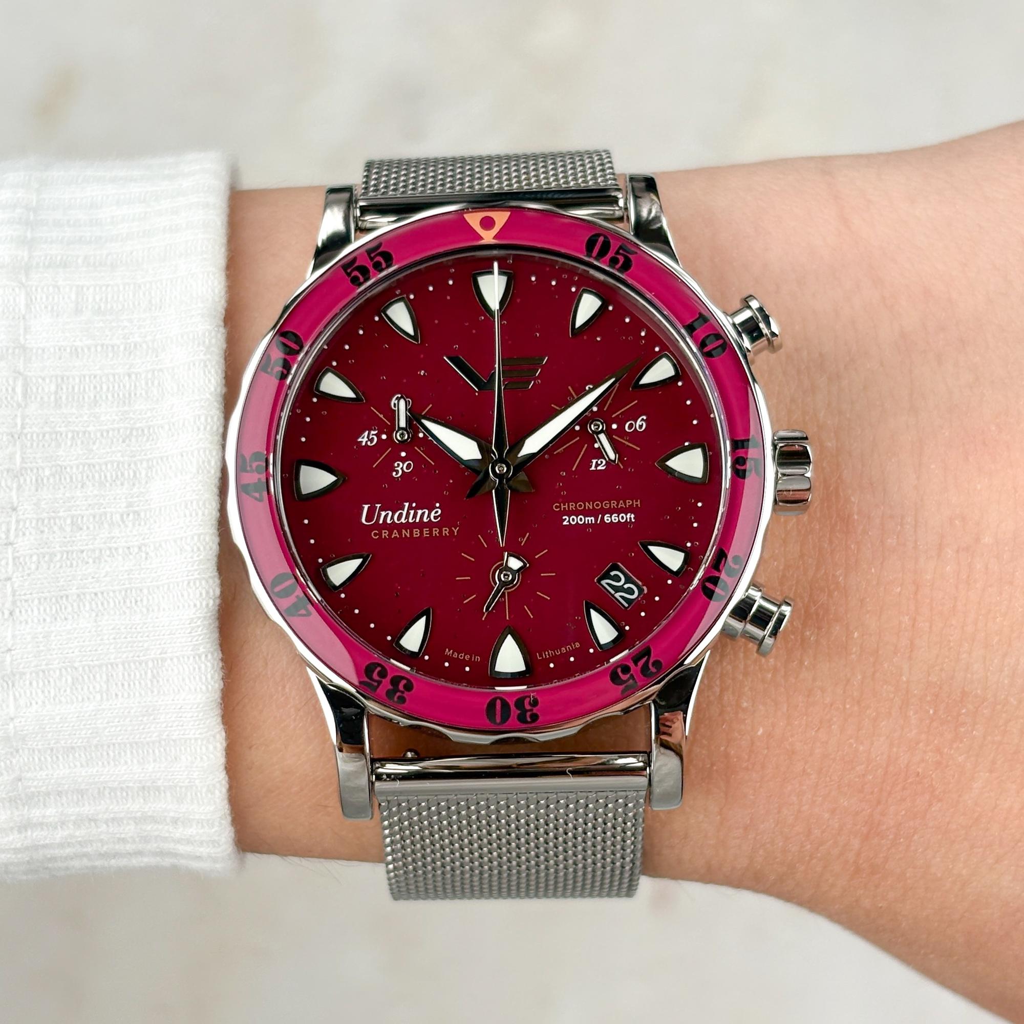 Vostok Europe VK68-515A774B zegarek damski elegancki Undine bransoleta