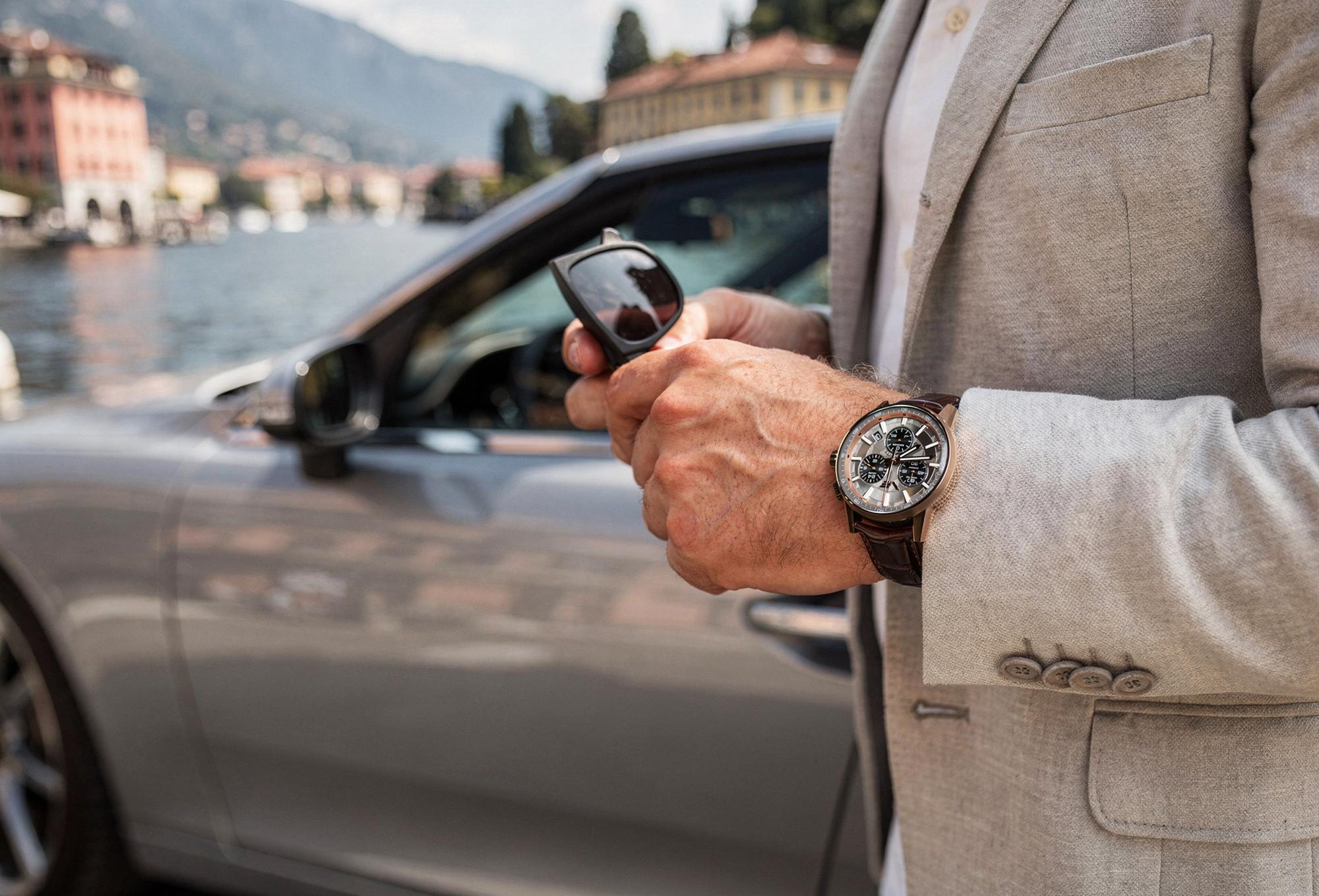 Vostok Europe VK68-561B785 Expedition Limousine 43mm Generation 2 Chronograph Quartz zegarek męski klasyczny szafirowe - miniatura 8