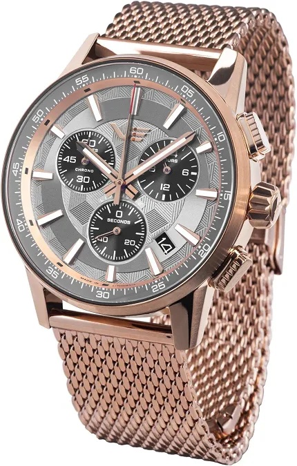 Vostok Europe VK68-561B785B Expedition Limousine 43mm Generation 2 Chronograph Quartz - zdjęcie 1