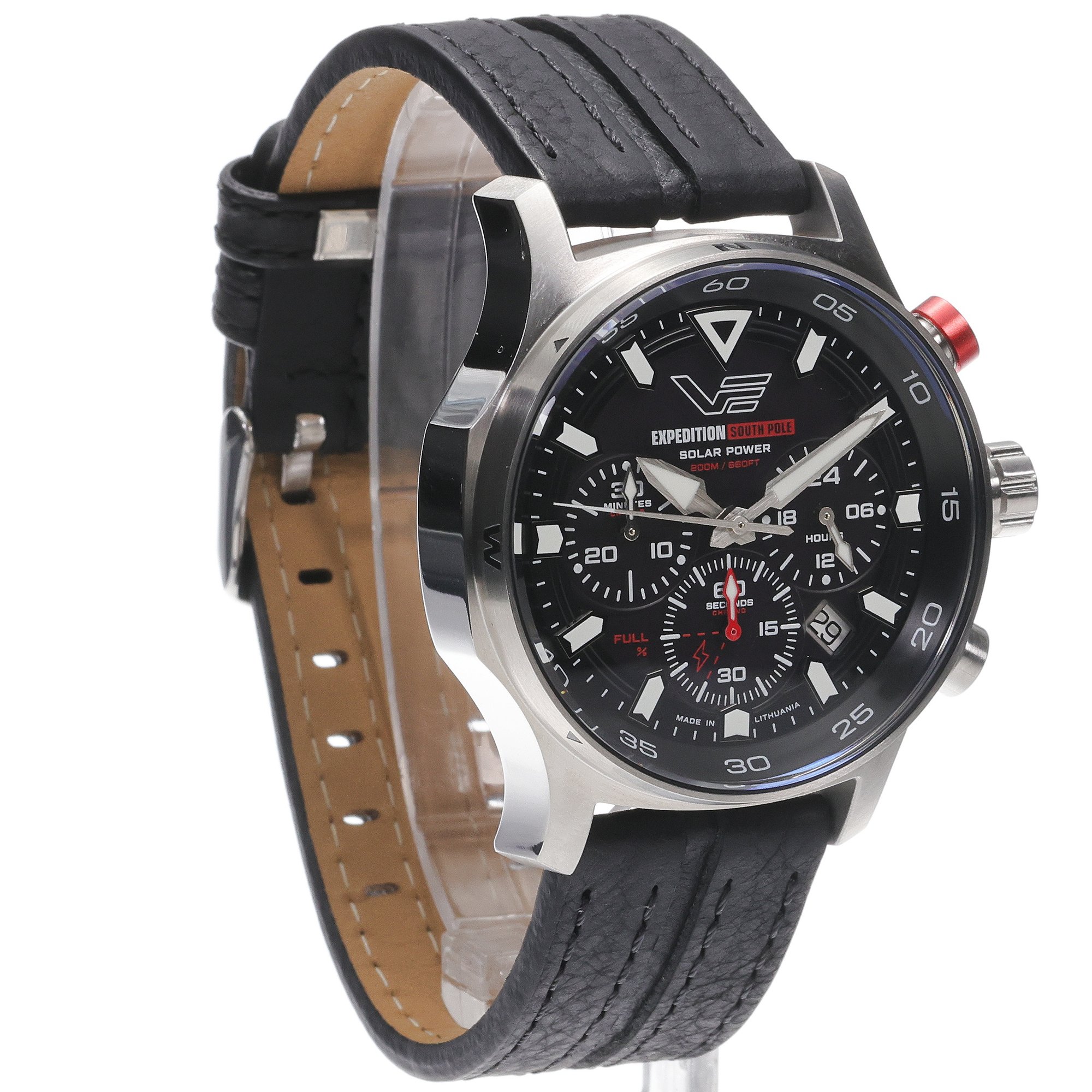 Vostok Europe VR42-592A761 zegarek srebrny sportowy Expedition pasek - miniatura 3