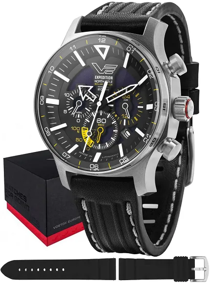 Vostok Europe VR42-595A732 Expedition Expedition North Pole 1 Polar Poppy Solar 47mm - zdjęcie 1