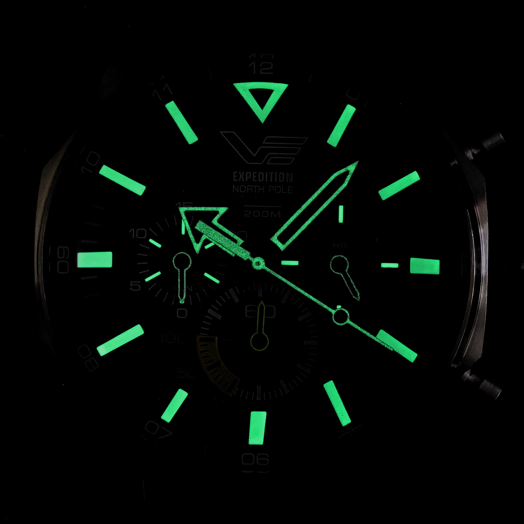 Vostok Europe VR42-595A732 Expedition Expedition North Pole 1 Polar Poppy Solar 47mm zegarek męski sportowy mineralne utwardzane - miniatura 8