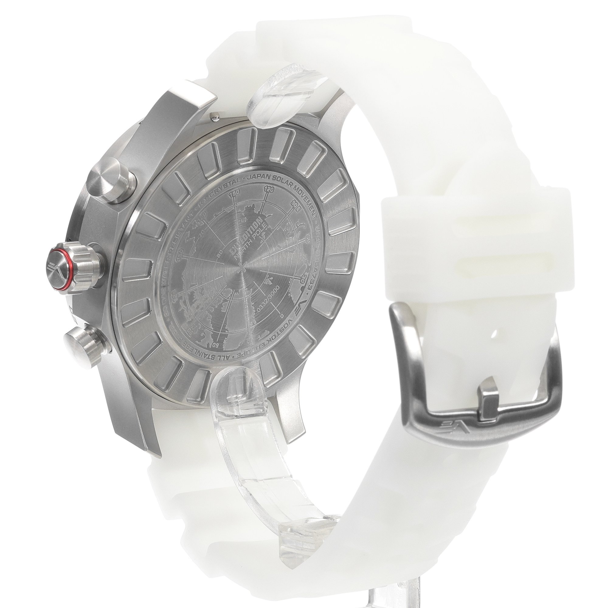 Vostok Europe VR42-595A733SWL zegarek srebrny sportowy Expedition pasek - miniatura 4