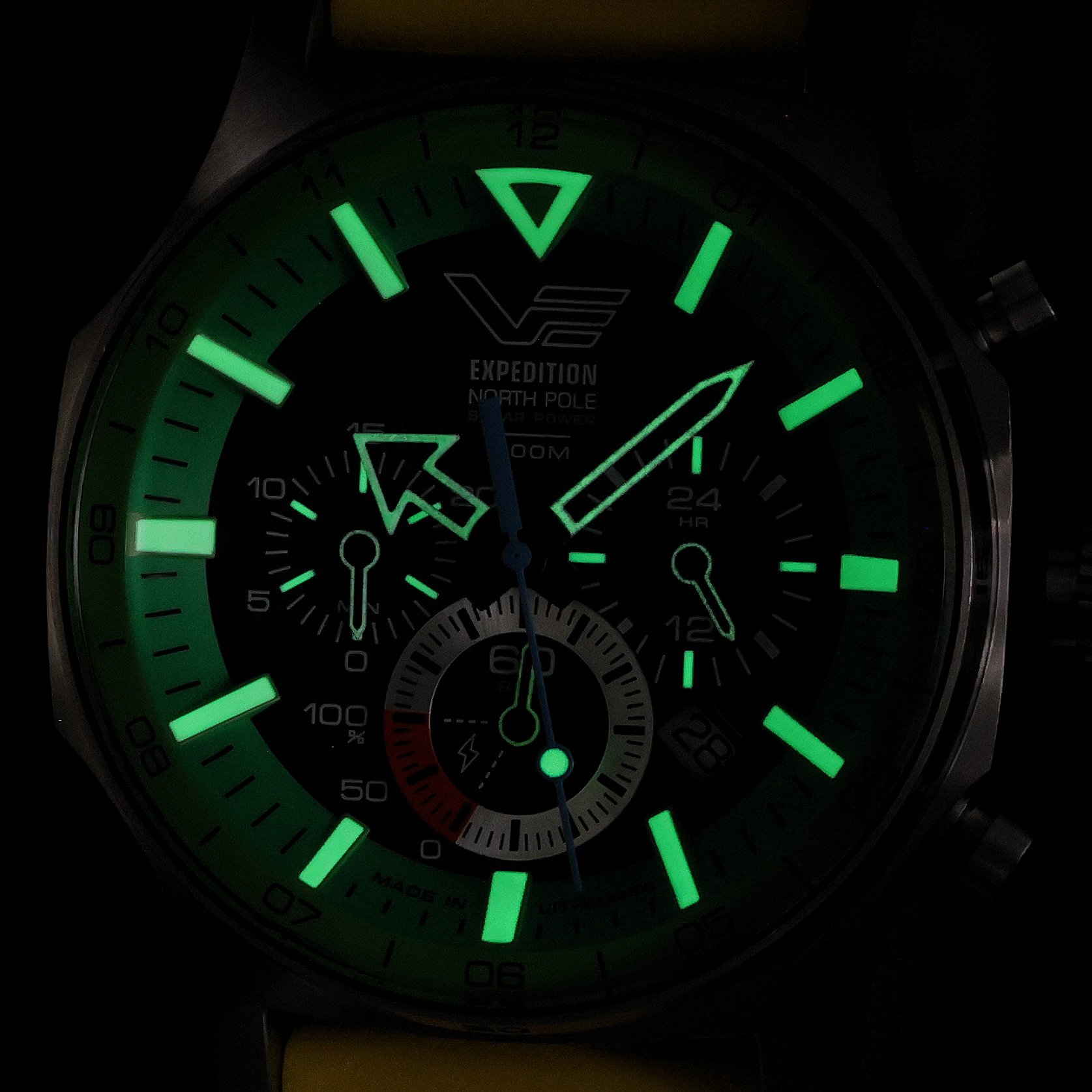 Vostok Europe VR42-595A733SY zegarek srebrny sportowy Expedition pasek - miniatura 5
