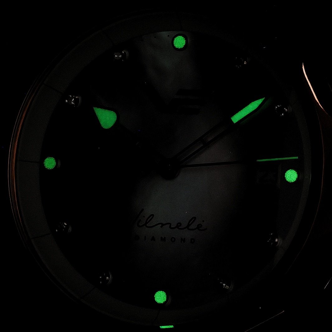 Vostok Europe VS42-125B754B Vilnele Vilnele Diamond Solar 39mm zegarek damski elegancki szafirowe