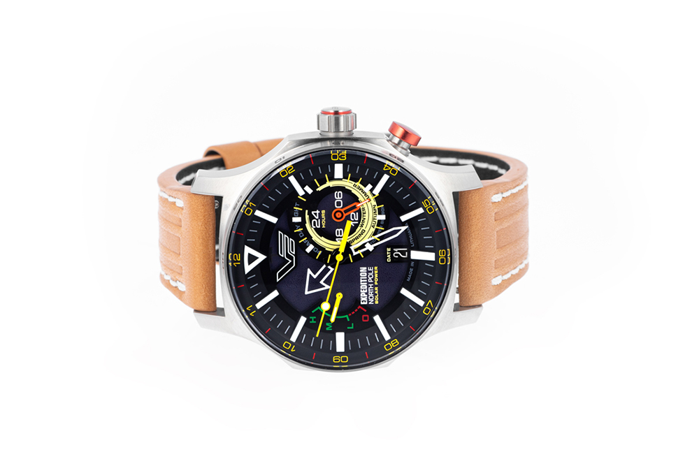 Vostok Europe VS57-595A735 Expedition Nort Pole 1 Polar Legend Solar 47mm Expedition typudiver zegarek srebrny