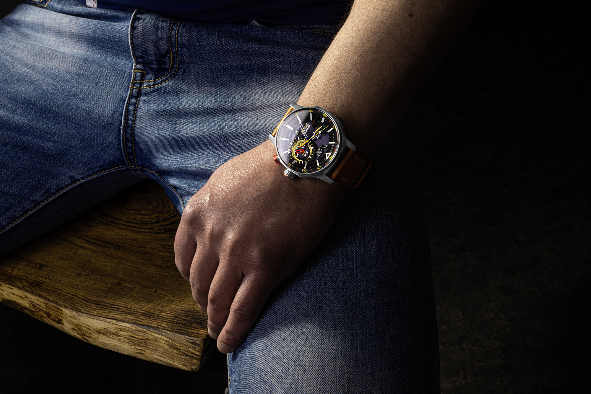 Vostok Europe VS57-595A735 Expedition Nort Pole 1 Polar Legend Solar 47mm zegarek typudiver Expedition