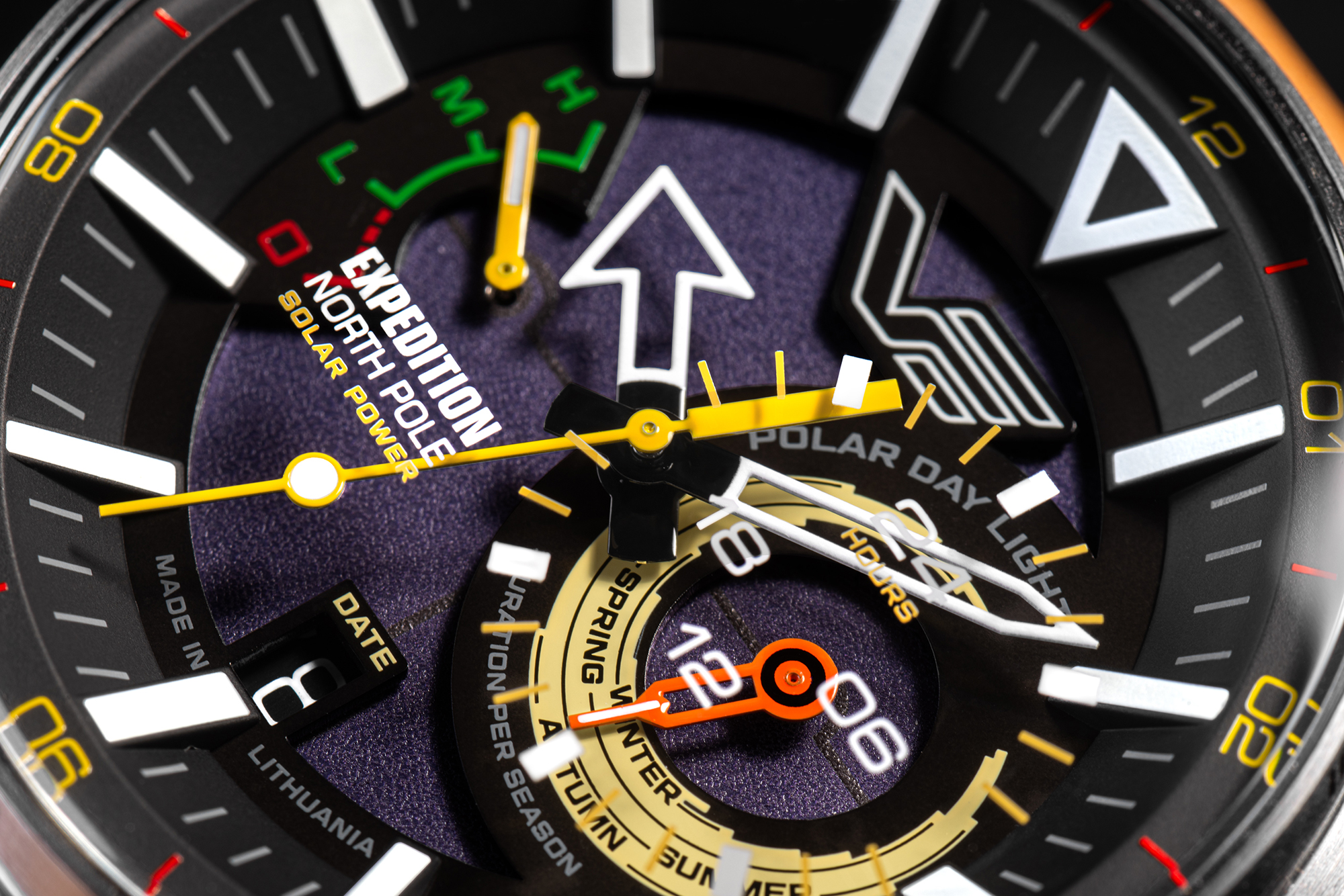 Vostok Europe VS57-595A735 męski zegarek Expedition pasek