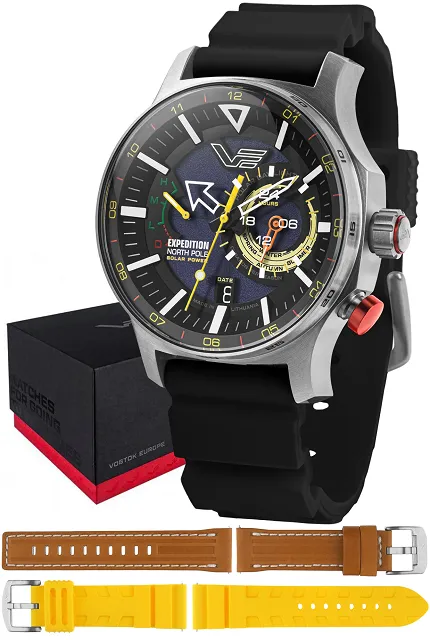 Vostok Europe VS57-595A735SB Expedition Expedition North Pole 1 Polar Legend Solar 47mm - zdjęcie 1