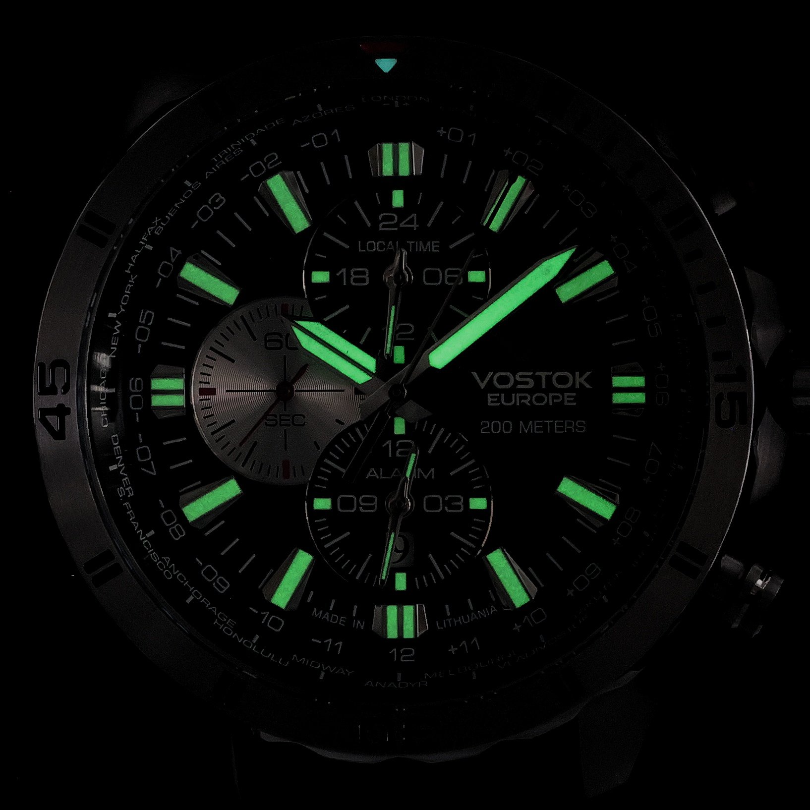Vostok Europe YM26-320A652 zegarek srebrny klasyczny Almaz pasek - miniatura 5