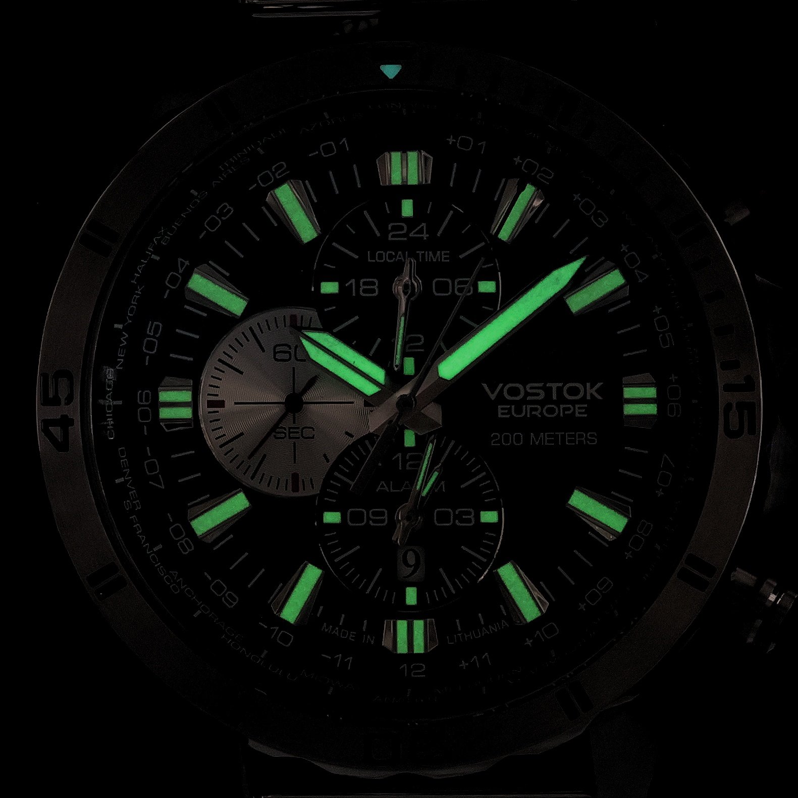 Vostok Europe YM26-320A652B zegarek srebrny klasyczny Almaz bransoleta - miniatura 5