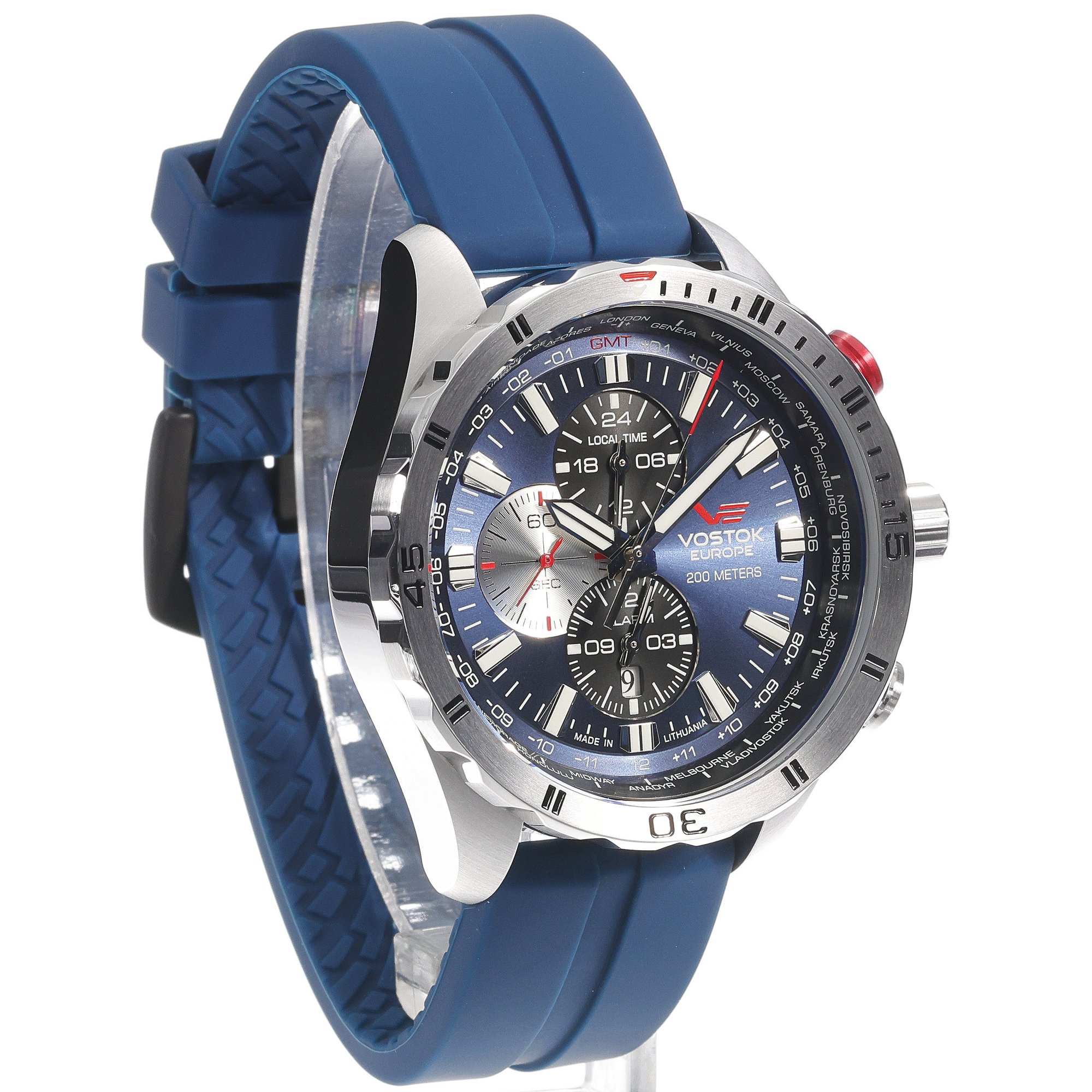 Vostok Europe YM26-320A652SB męski zegarek Almaz pasek - miniatura 3