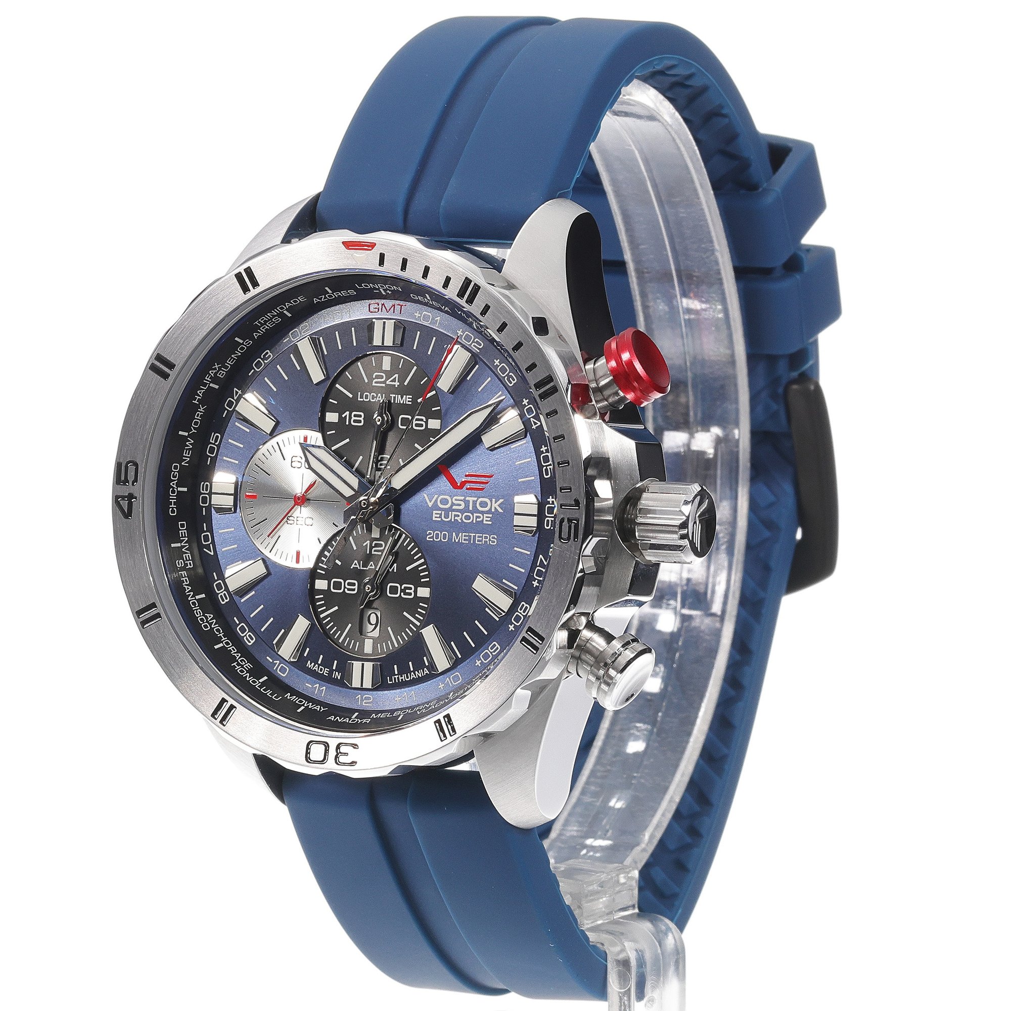 Vostok Europe YM26-320A652SB zegarek srebrny klasyczny Almaz pasek - miniatura 2