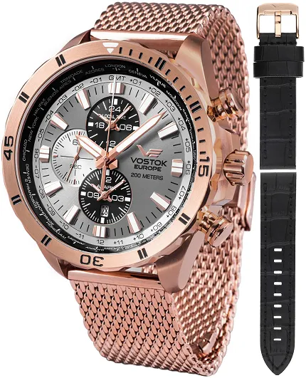 Vostok Europe YM26-320B653B Almaz Almaz Dual Time - zdjęcie 1