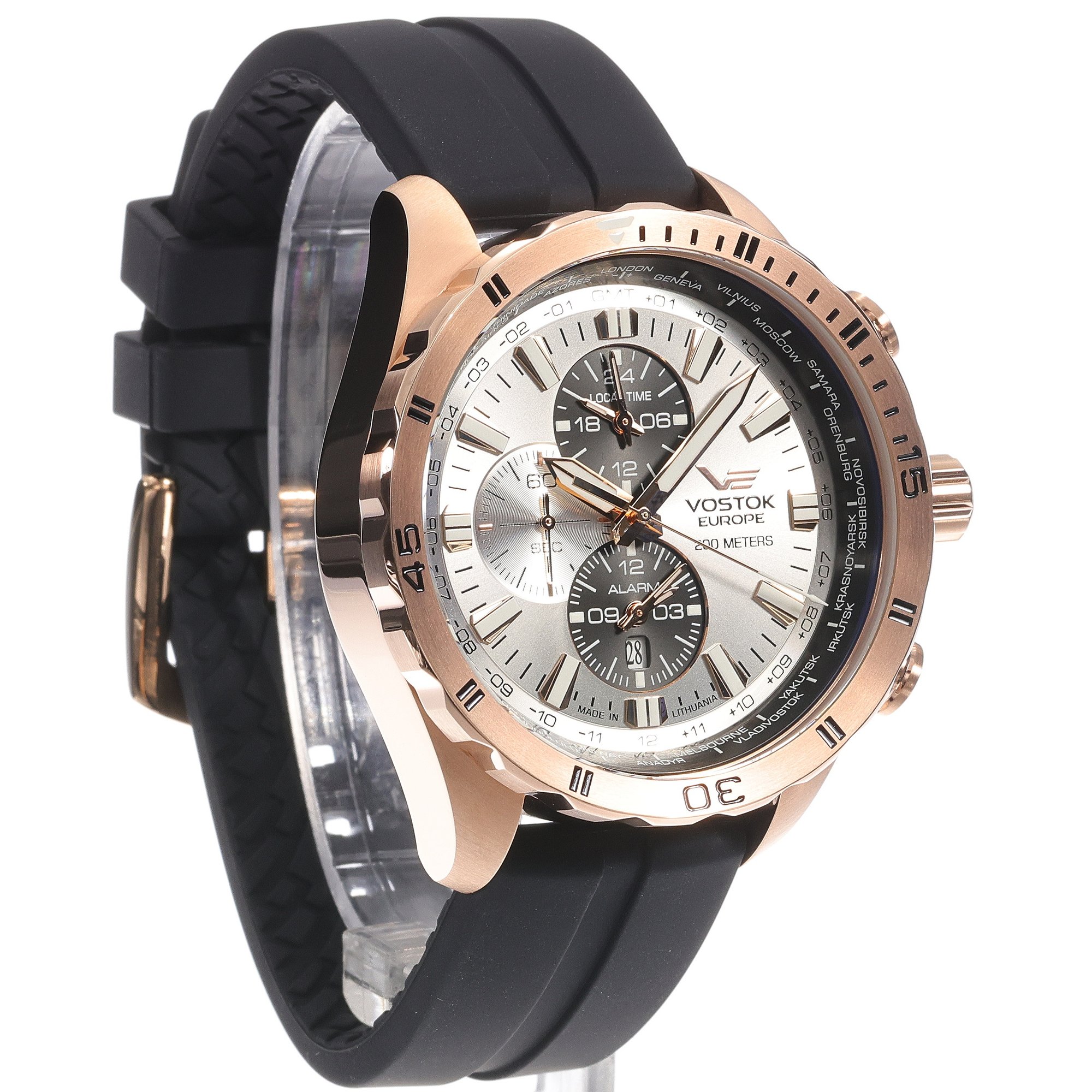 Vostok Europe YM26-320B653S męski zegarek Almaz pasek - miniatura 3