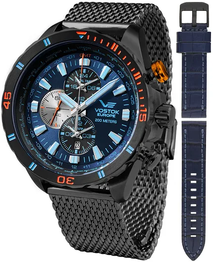 Vostok Europe YM26-320C654B Almaz Almaz Dual Time - zdjęcie 1