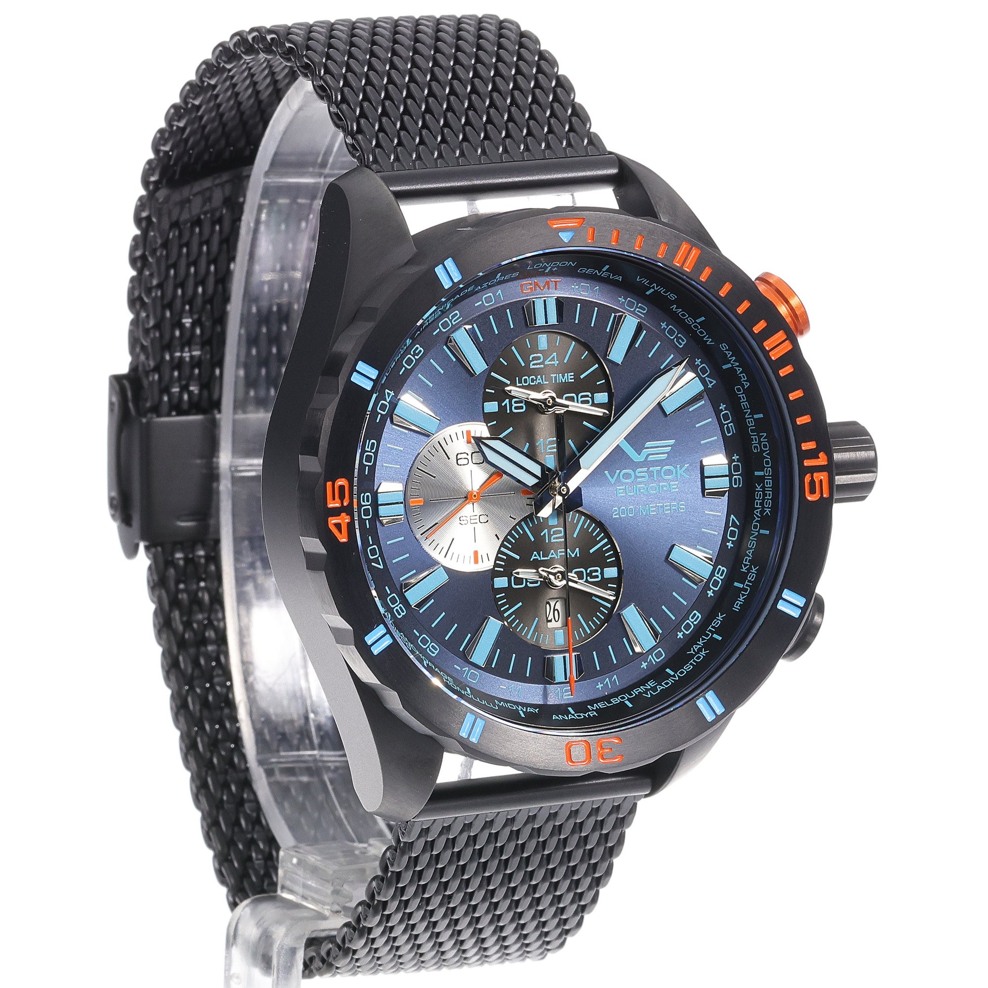 Vostok Europe YM26-320C654B męski zegarek Almaz bransoleta - miniatura 3