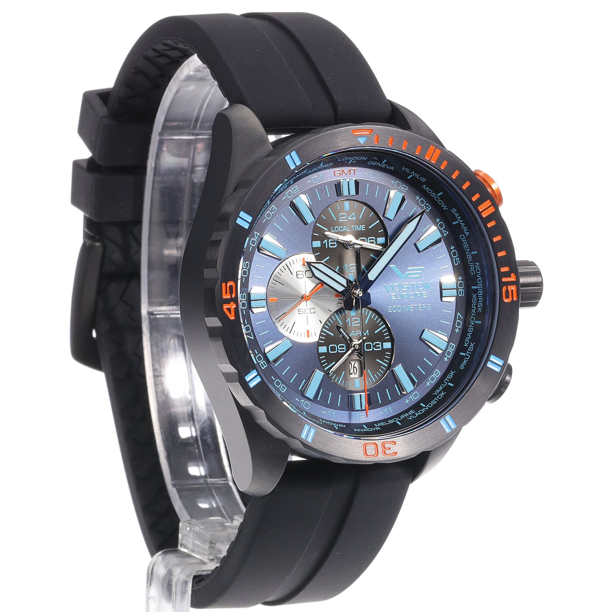 Vostok Europe YM26-320C654S męski zegarek Almaz pasek - miniatura 3