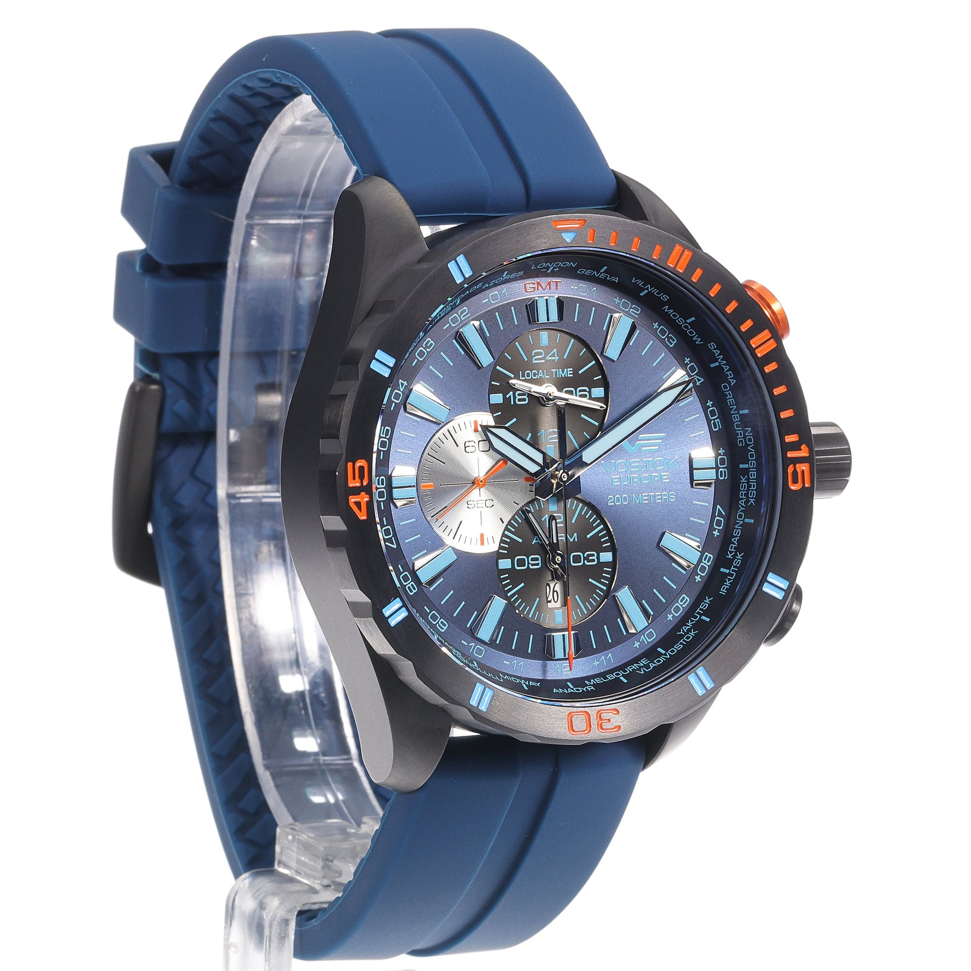 Vostok Europe YM26-320C654SBL męski zegarek Almaz pasek - miniatura 3