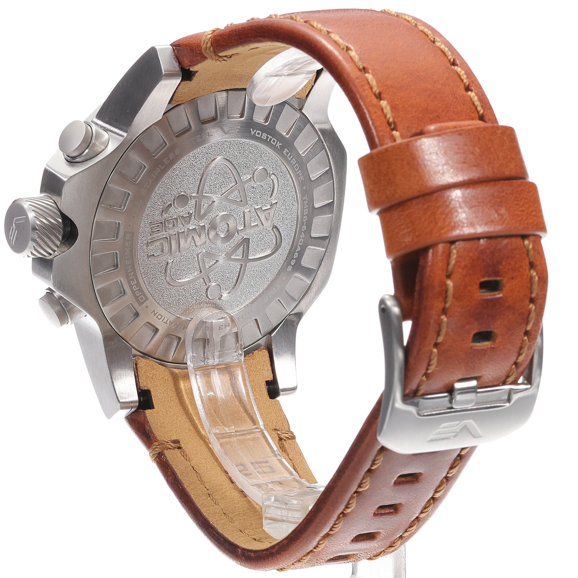 Vostok Europe YM86-640A695BR Atomic Age sportowy zegarek srebrny - miniatura 4